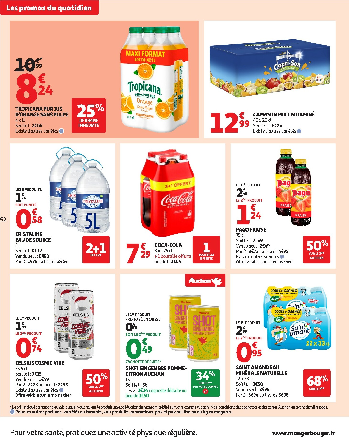 auchan - Catalogue Auchan - Des petits prix, on en a plein dans nos filets valable du 09/12 au 14/12 - page: 54