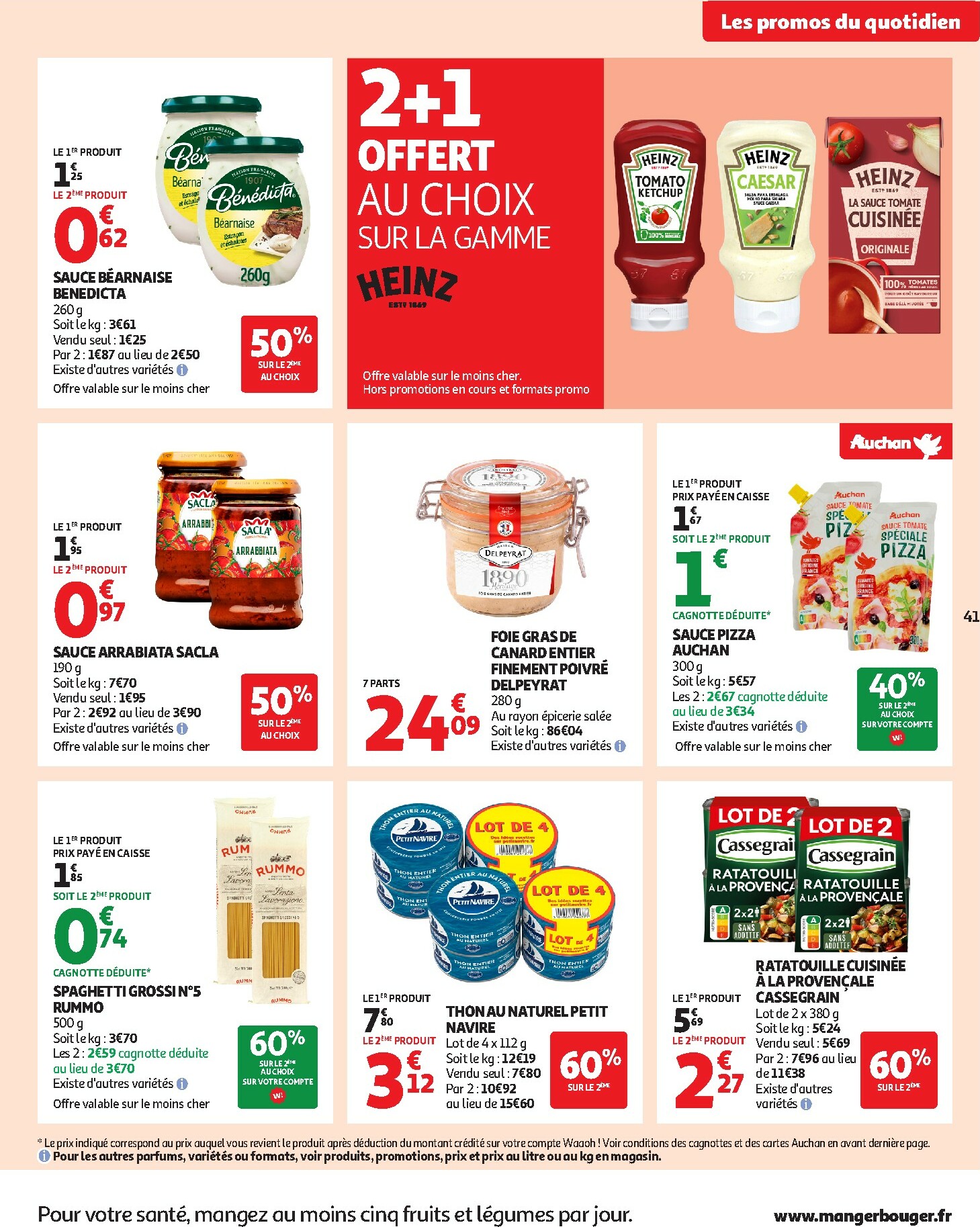 auchan - Catalogue Auchan - Des petits prix, on en a plein dans nos filets valable du 09/12 au 14/12 - page: 41