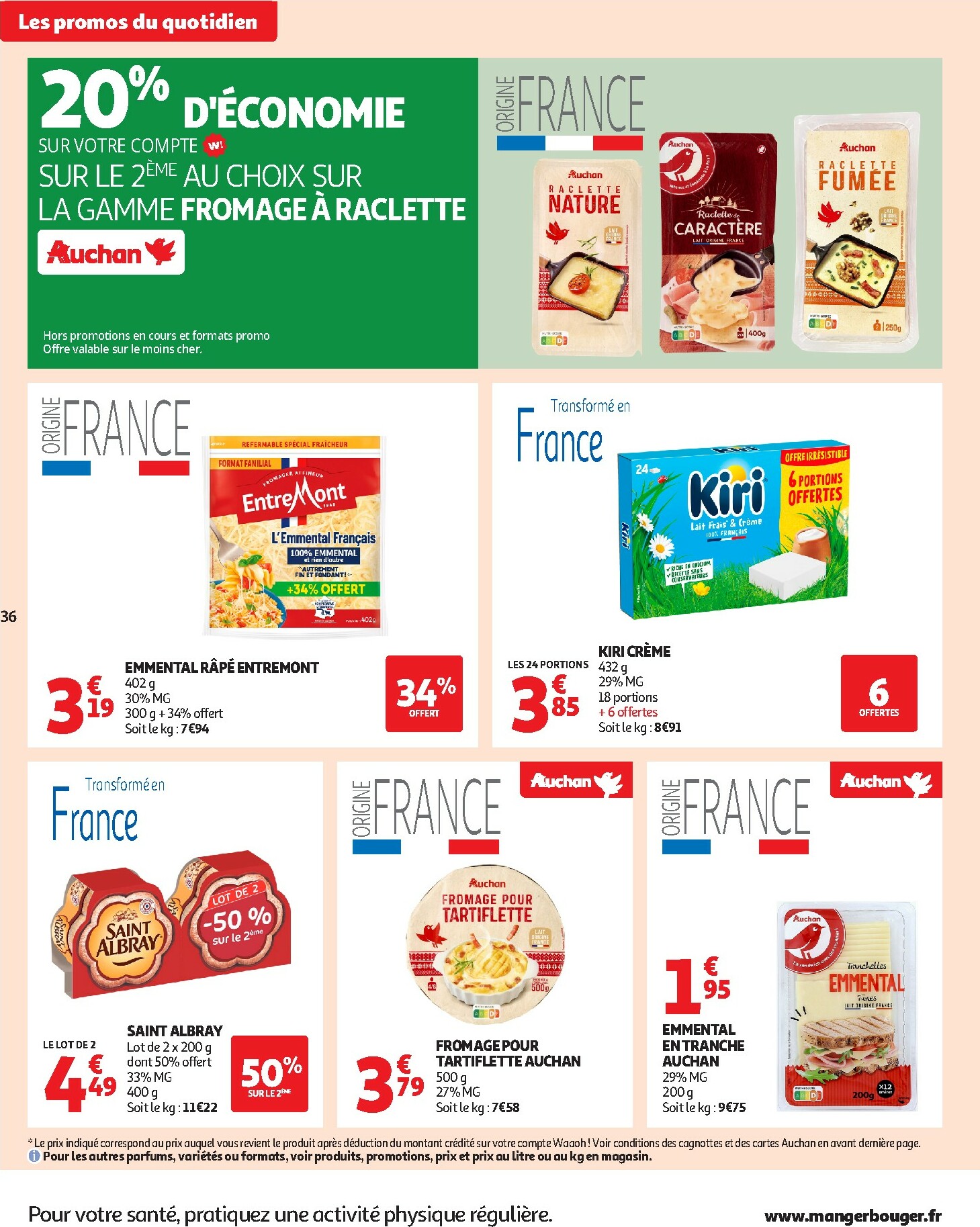 auchan - Catalogue Auchan - Des petits prix, on en a plein dans nos filets valable du 09/12 au 14/12 - page: 36