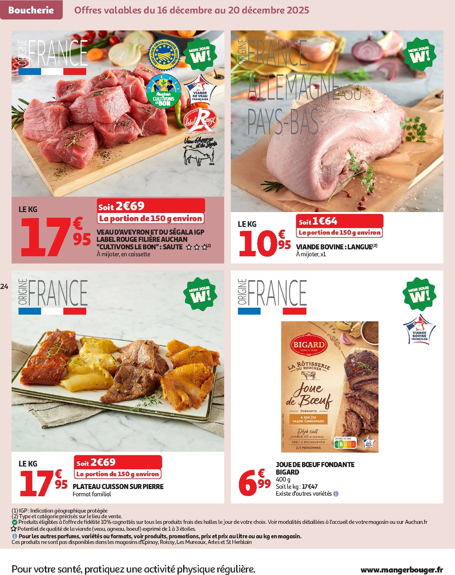 auchan - Catalogue Auchan - Croquez la magie des fêtes valable du 16/12 au 24/12 - page: 24