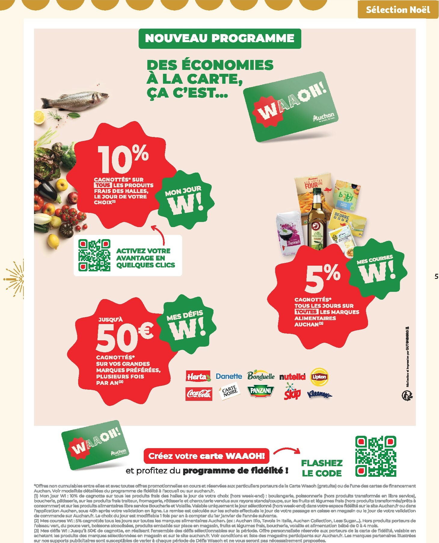 auchan - Catalogue Auchan - Croquez la magie des fêtes valable du 16/12 au 24/12 - page: 5
