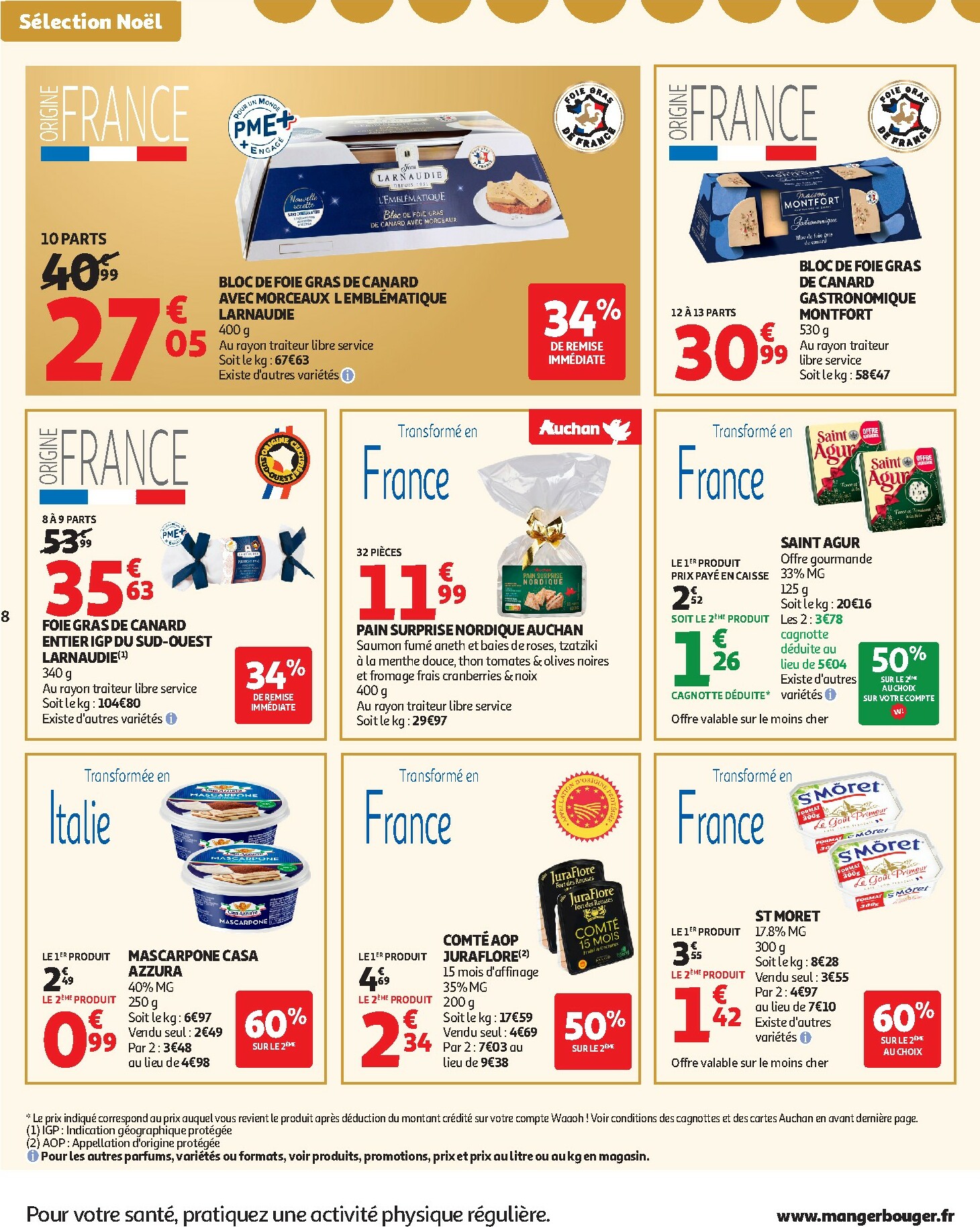 auchan - Catalogue Auchan - Croquez la magie des fêtes valable du 16/12 au 24/12 - page: 8