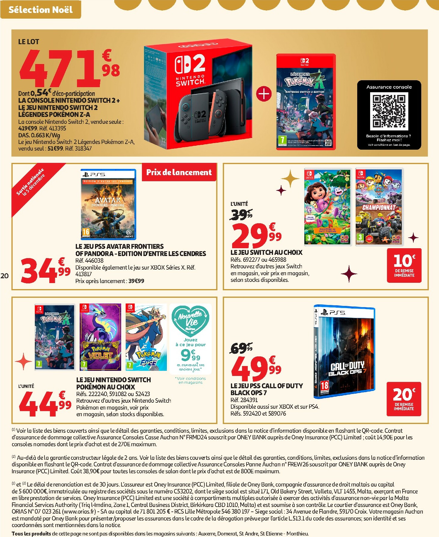 auchan - Catalogue Auchan - Croquez la magie des fêtes valable du 16/12 au 24/12 - page: 20