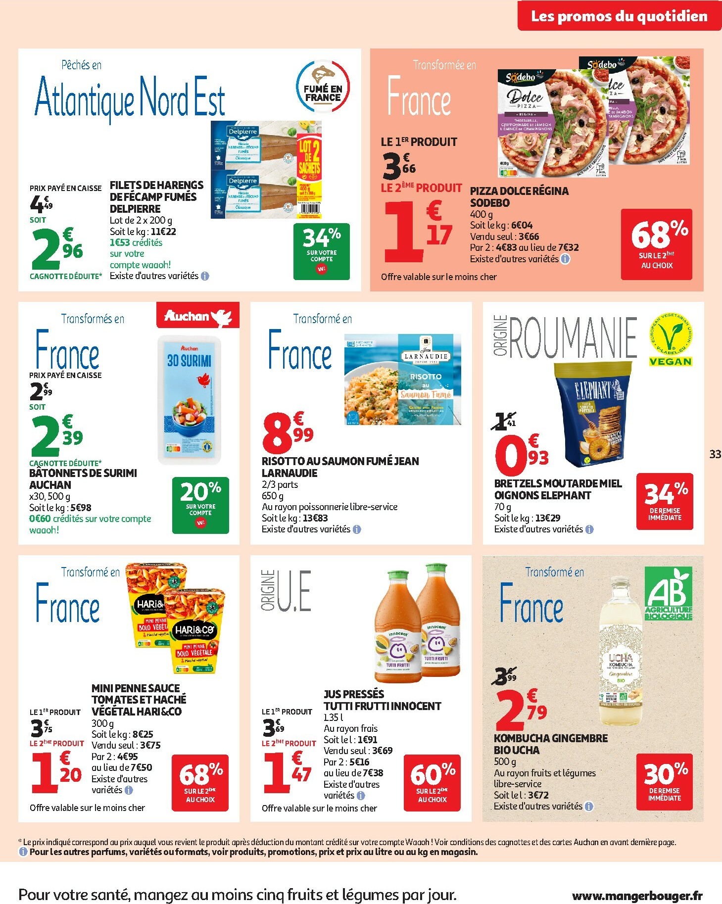 auchan - Catalogue Auchan - Croquez la magie des fêtes valable du 16/12 au 24/12 - page: 33