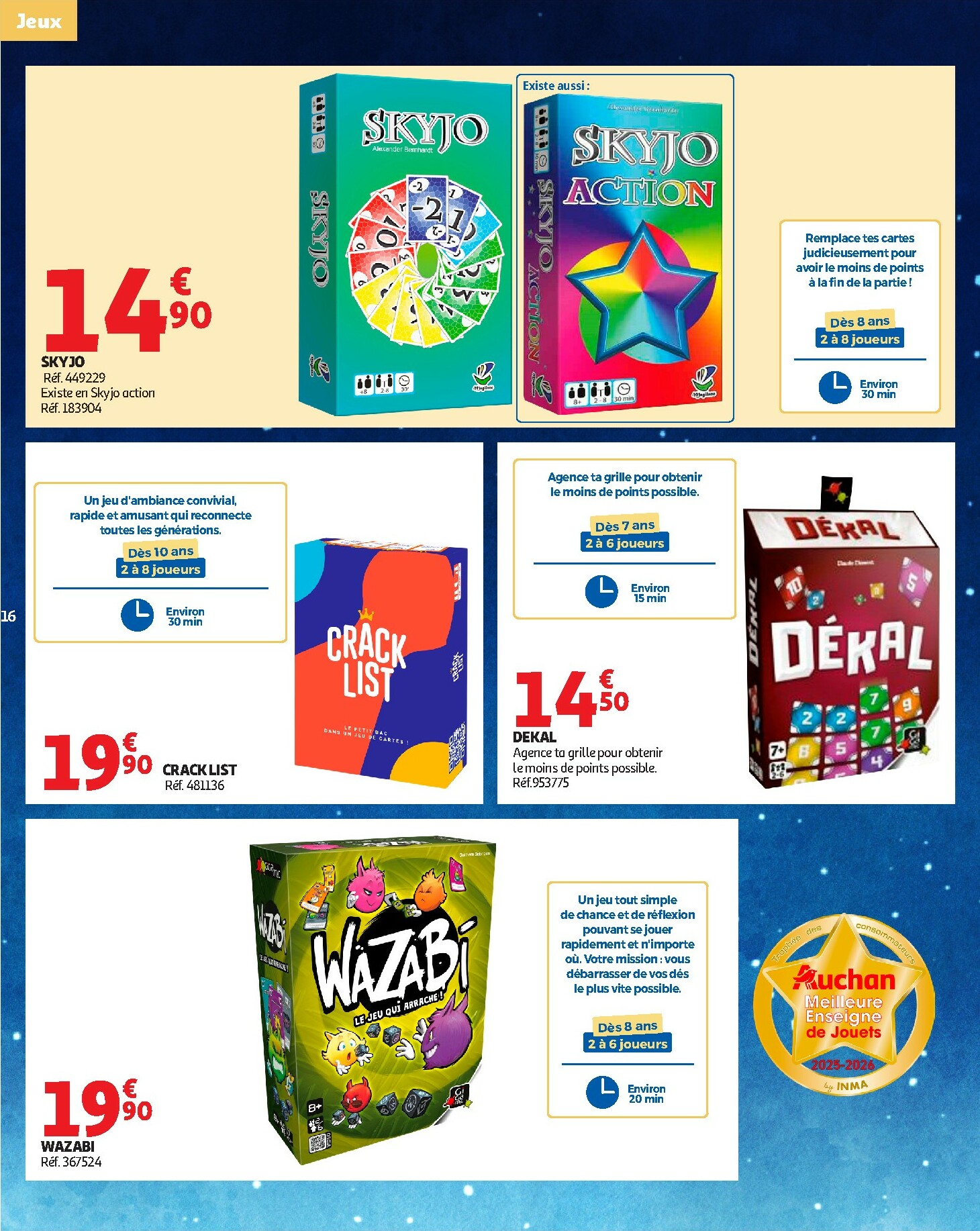 auchan - Catalogue Auchan - Croquez la magie des fêtes valable du 16/12 au 24/12 - page: 16