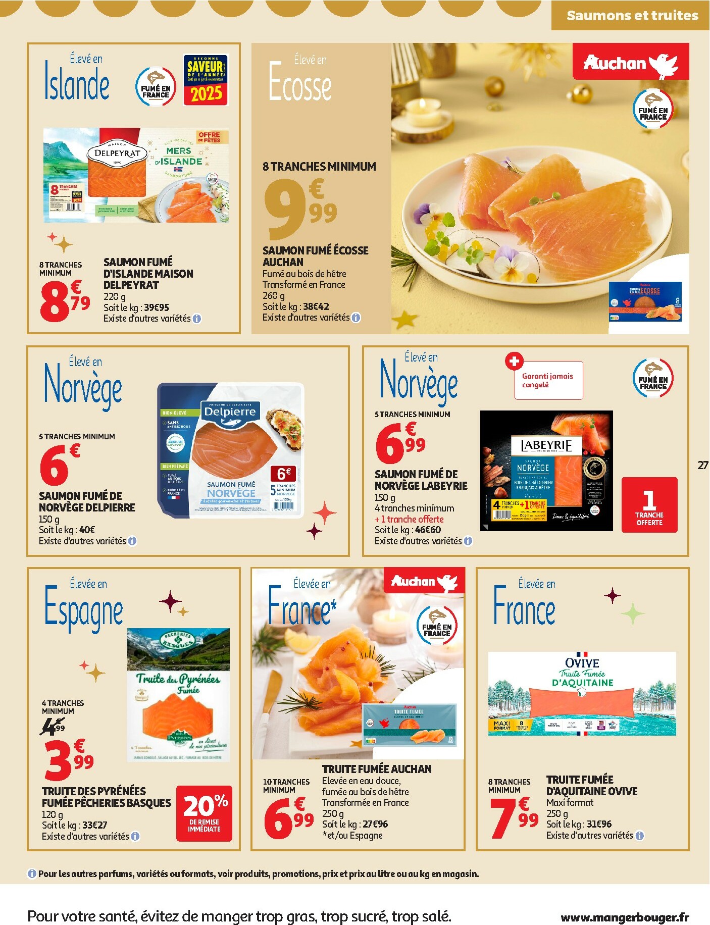 auchan - Catalogue Auchan - Sélection gourmet valable du 16/12 au 31/12 - page: 27