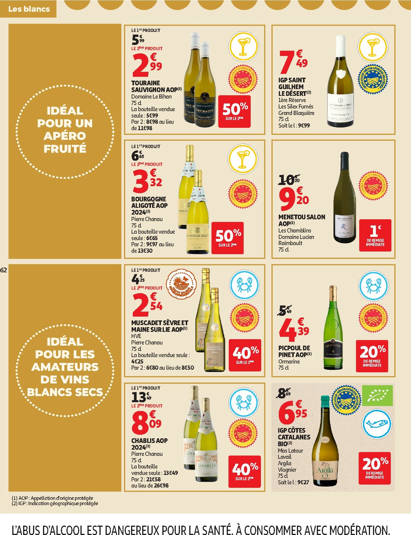 auchan - Catalogue Auchan - Sélection gourmet valable du 16/12 au 31/12 - page: 62