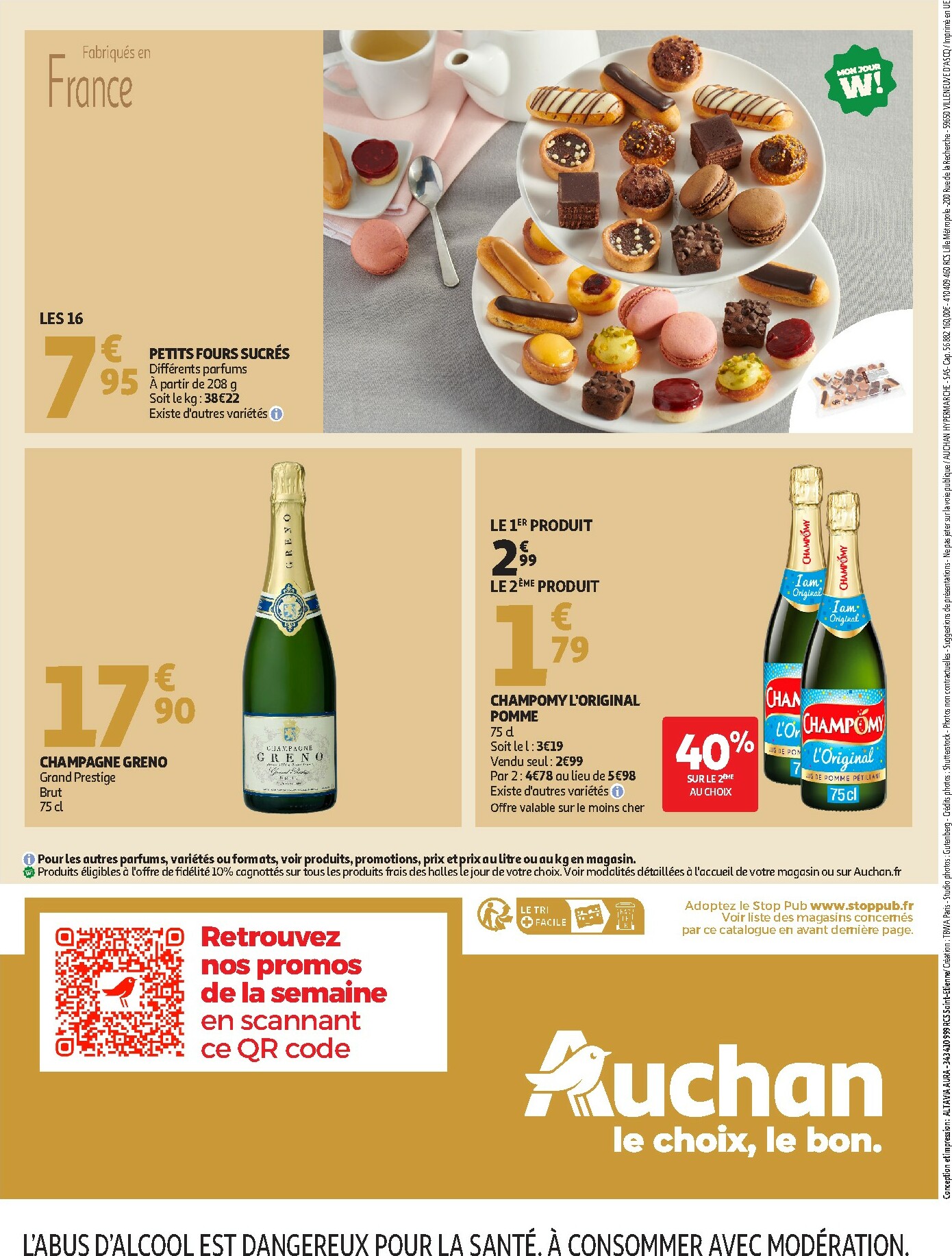 auchan - Catalogue Auchan - Sélection gourmet valable du 16/12 au 31/12 - page: 72