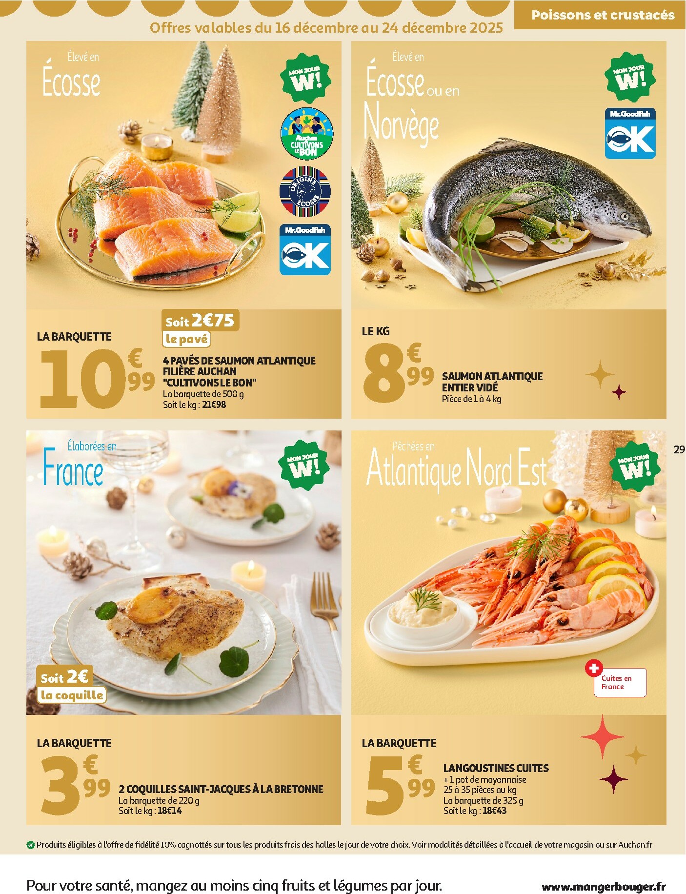 auchan - Catalogue Auchan - Sélection gourmet valable du 16/12 au 31/12 - page: 29