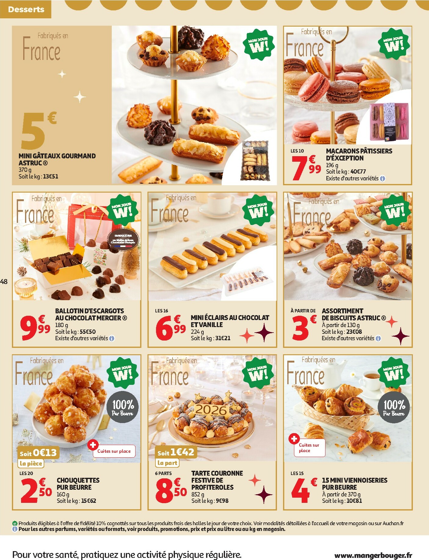auchan - Catalogue Auchan - Sélection gourmet valable du 16/12 au 31/12 - page: 48