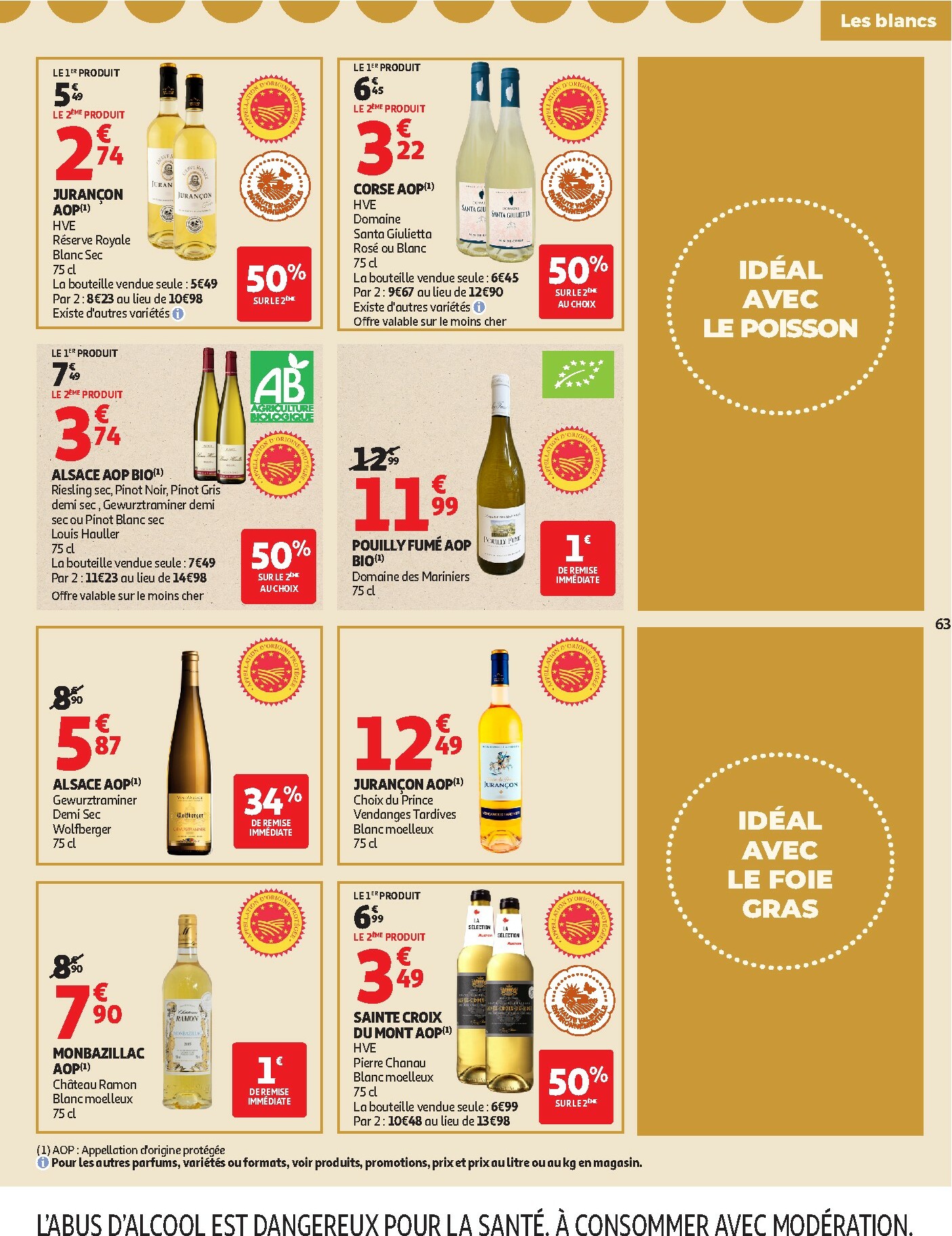 auchan - Catalogue Auchan - Sélection gourmet valable du 16/12 au 31/12 - page: 63