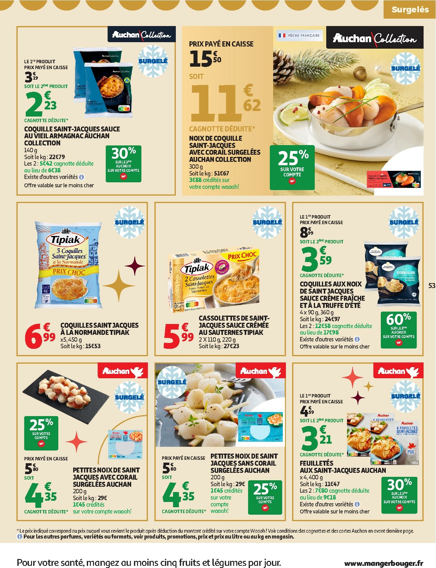 auchan - Catalogue Auchan - Sélection gourmet valable du 16/12 au 31/12 - page: 53