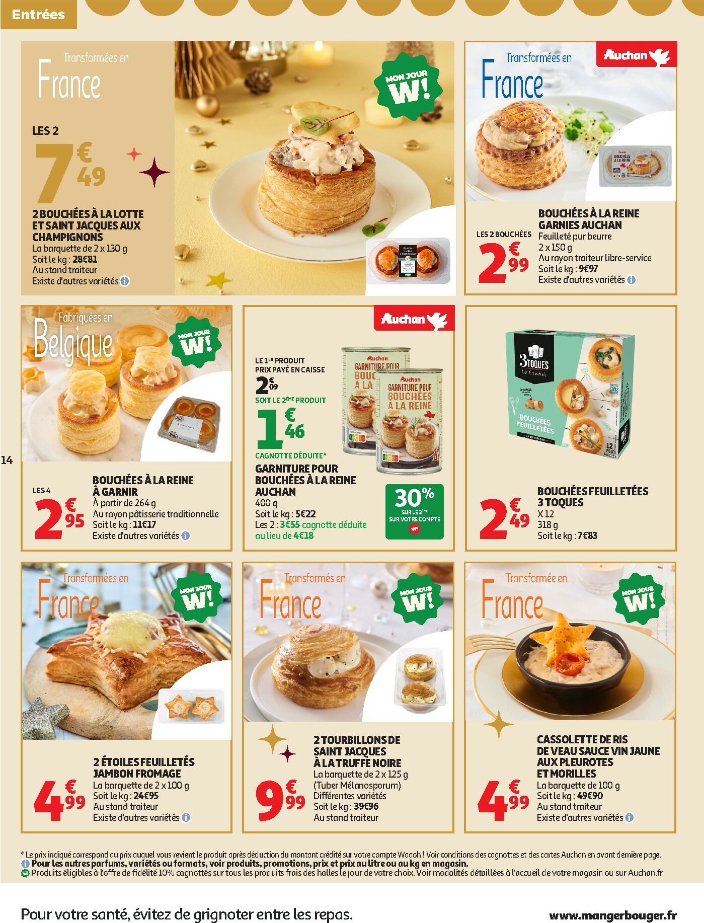 auchan - Catalogue Auchan - Sélection gourmet valable du 16/12 au 31/12 - page: 14