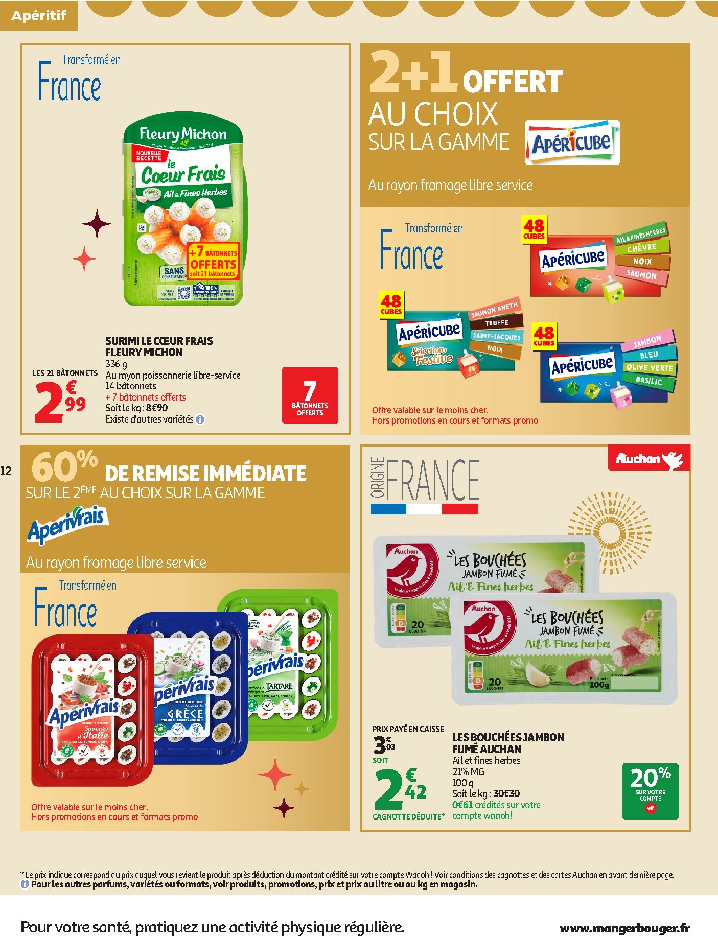 auchan - Catalogue Auchan - Sélection gourmet valable du 16/12 au 31/12 - page: 12