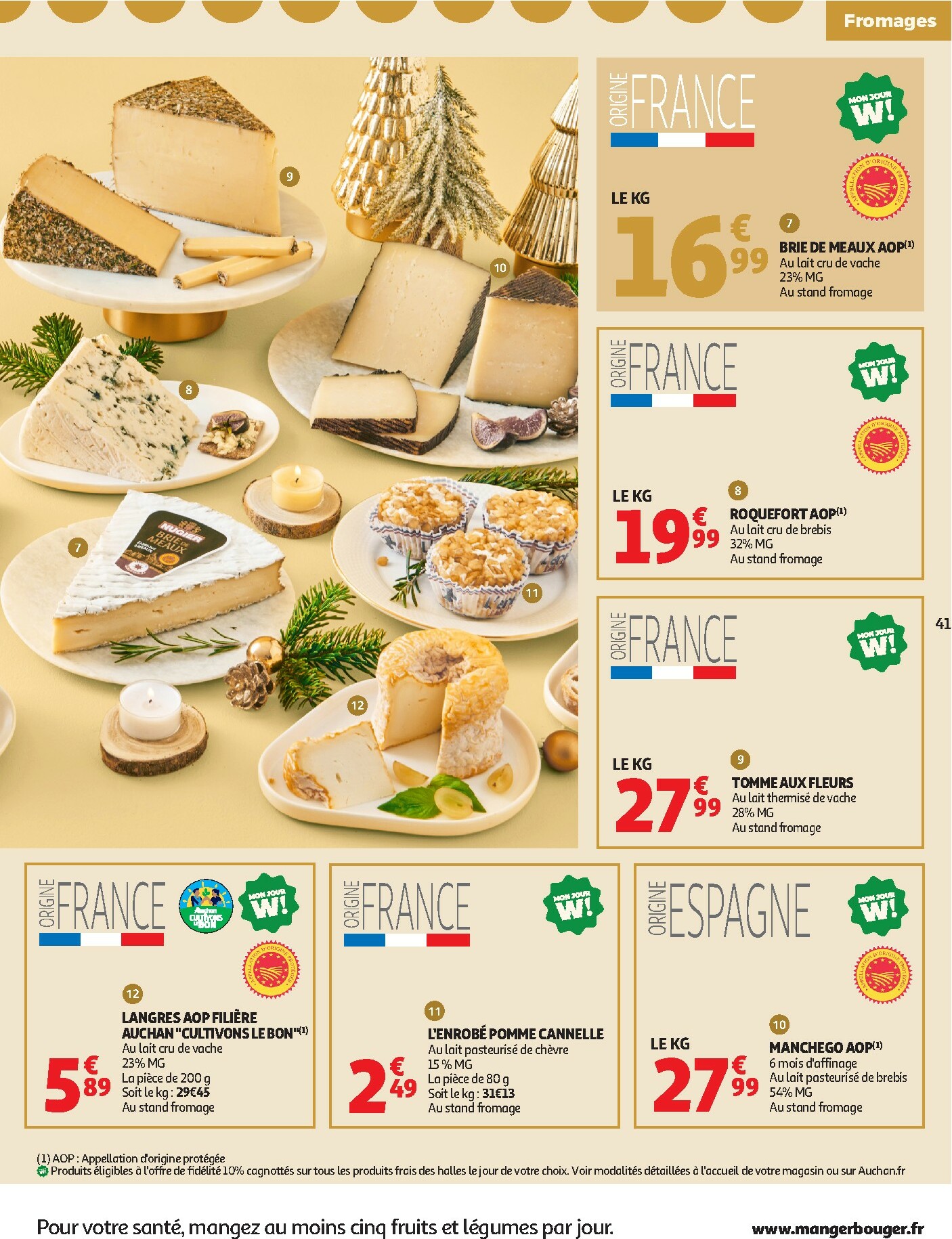 auchan - Catalogue Auchan - Sélection gourmet valable du 16/12 au 31/12 - page: 41