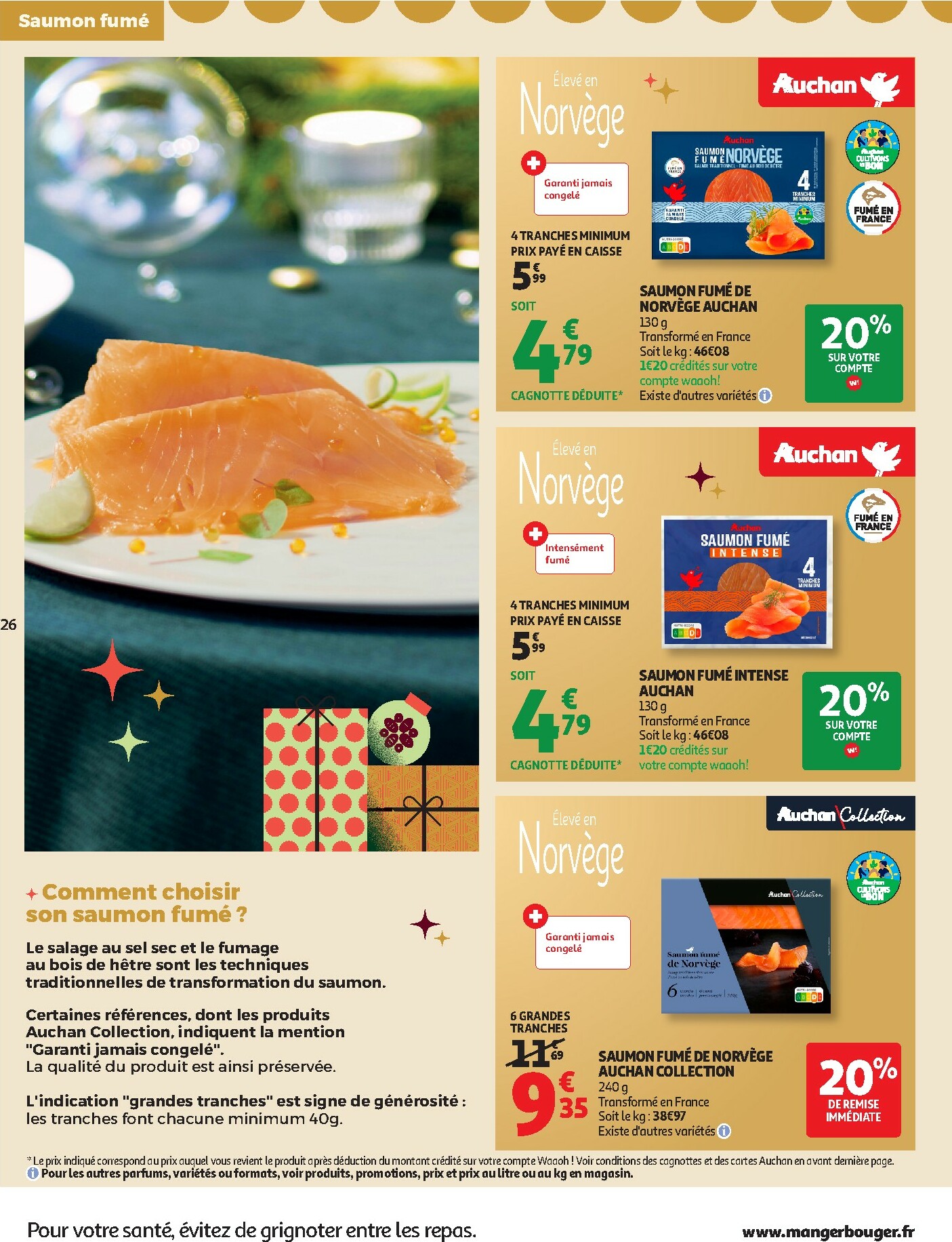auchan - Catalogue Auchan - Sélection gourmet valable du 16/12 au 31/12 - page: 26