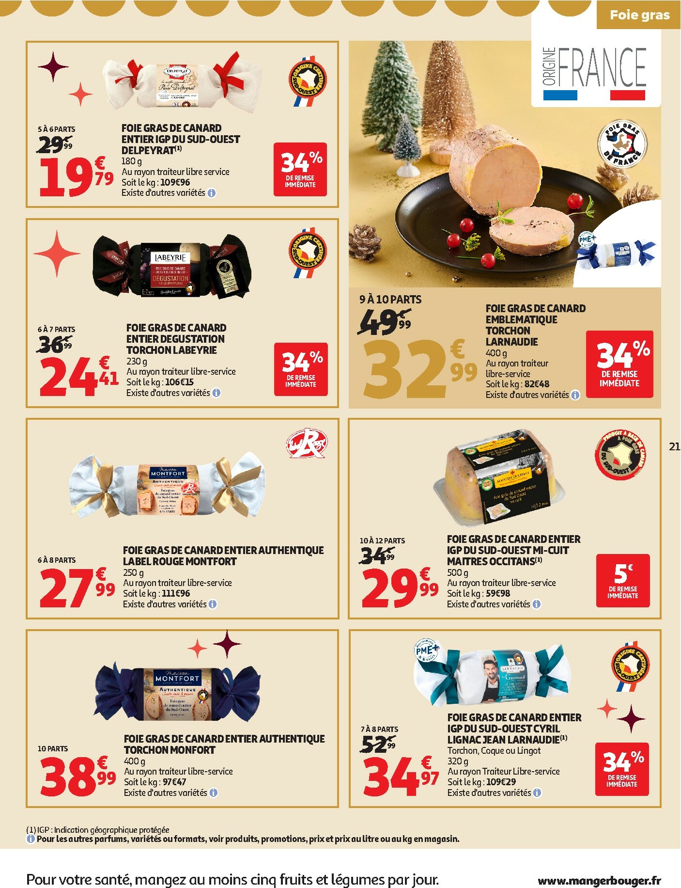auchan - Catalogue Auchan - Sélection gourmet valable du 16/12 au 31/12 - page: 21