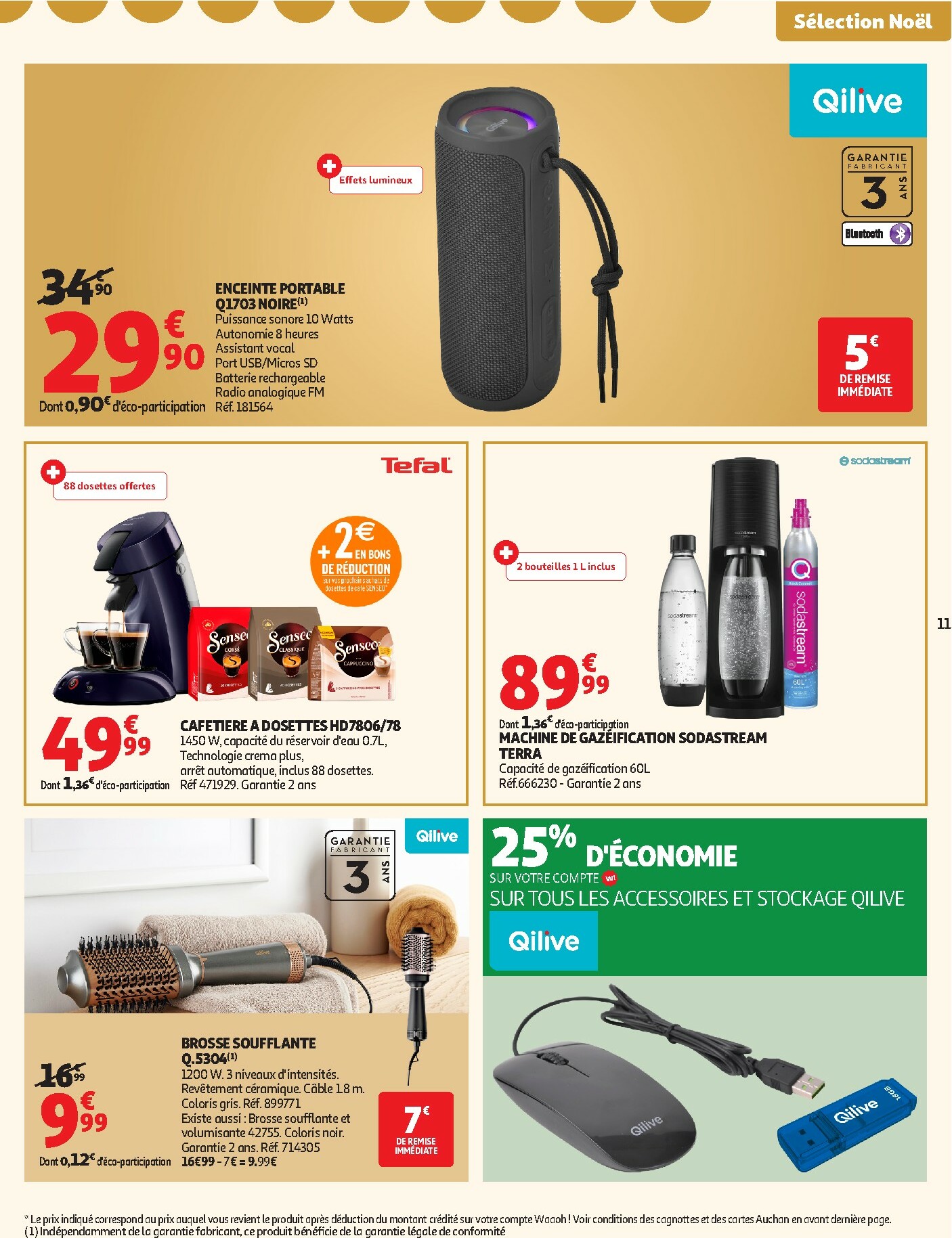 auchan - Catalogue Auchan Supermarché - Croquez la magie des fêtes valable du 16/12 au 24/12 - page: 11