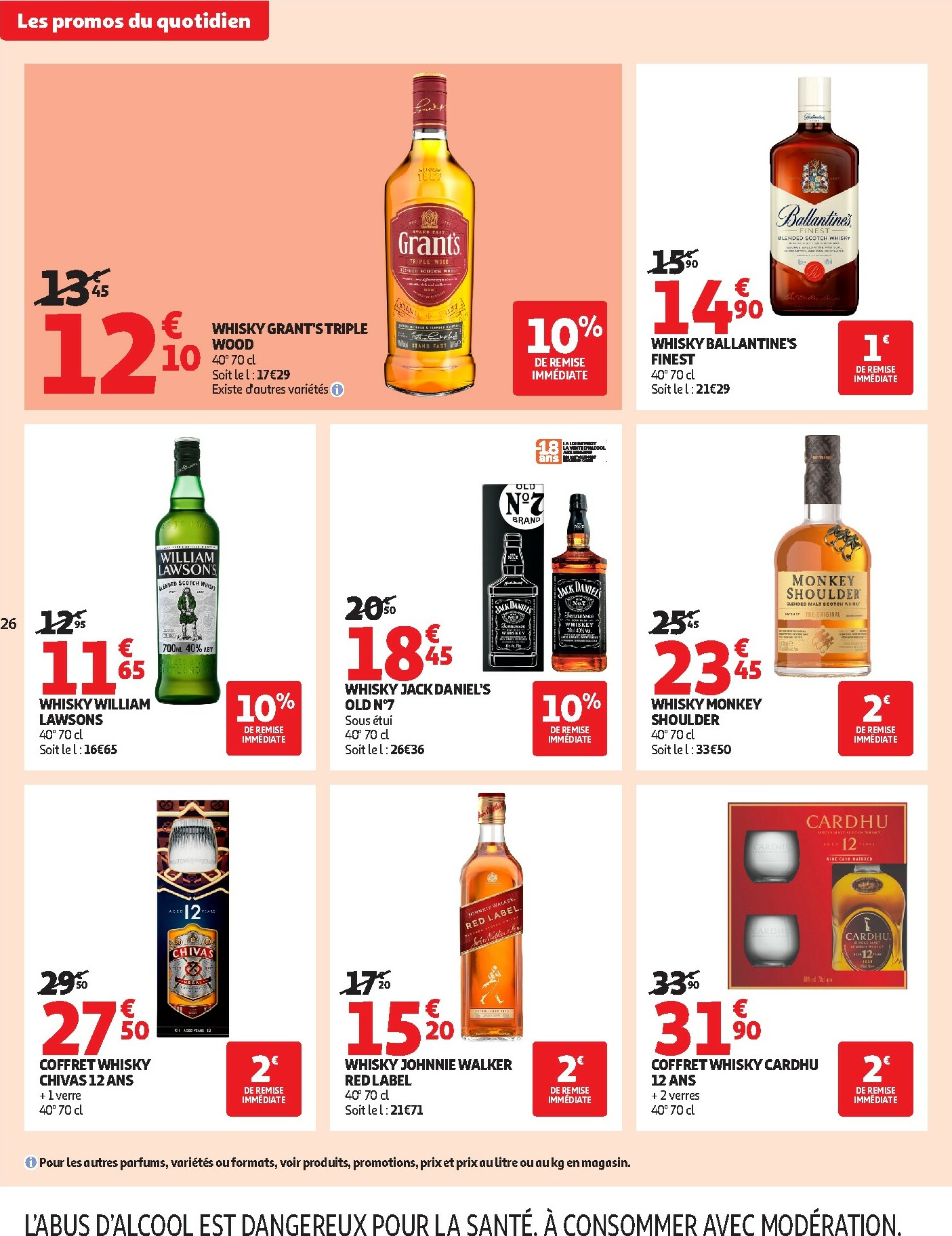 auchan - Catalogue Auchan Supermarché - Croquez la magie des fêtes valable du 16/12 au 24/12 - page: 26