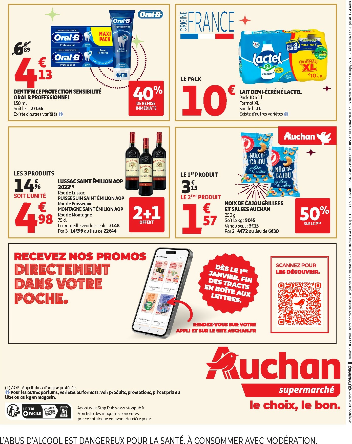 auchan - Catalogue Auchan Supermarché - Croquez la magie des fêtes valable du 16/12 au 24/12 - page: 36