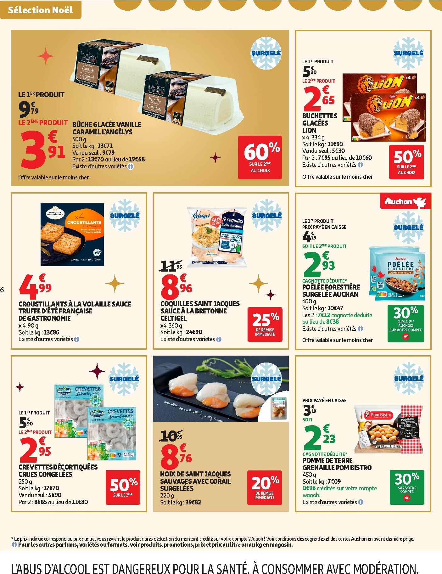 auchan - Catalogue Auchan Supermarché - Croquez la magie des fêtes valable du 16/12 au 24/12 - page: 6