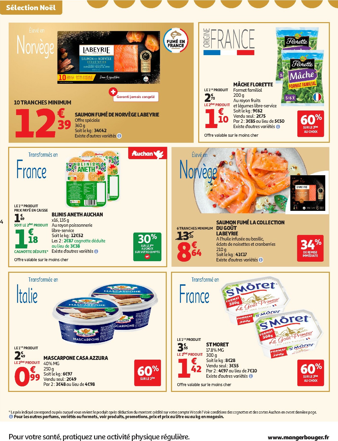 auchan - Catalogue Auchan Supermarché - Croquez la magie des fêtes valable du 16/12 au 24/12 - page: 4