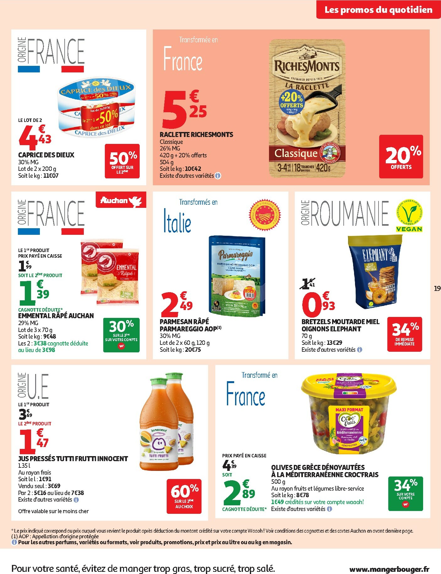 auchan - Catalogue Auchan Supermarché - Croquez la magie des fêtes valable du 16/12 au 24/12 - page: 19