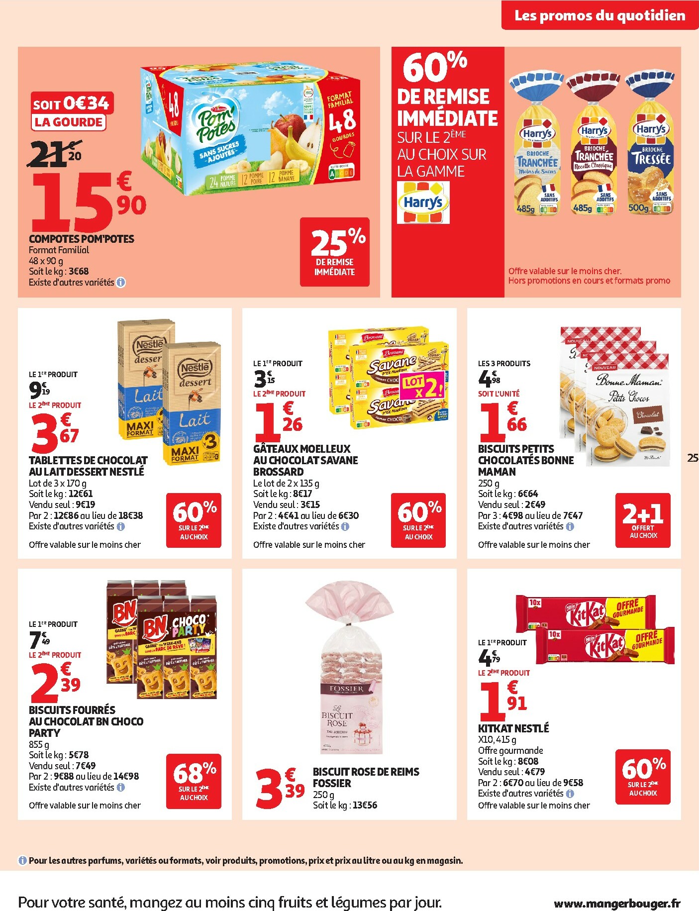 auchan - Catalogue Auchan Supermarché - Croquez la magie des fêtes valable du 16/12 au 24/12 - page: 25