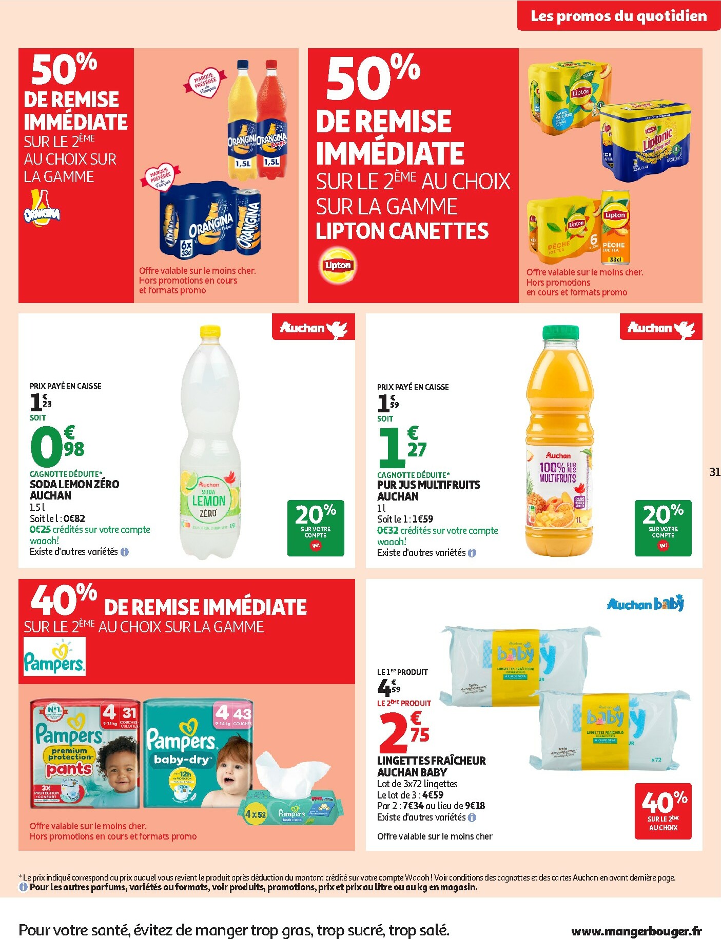 auchan - Catalogue Auchan Supermarché - Croquez la magie des fêtes valable du 16/12 au 24/12 - page: 31