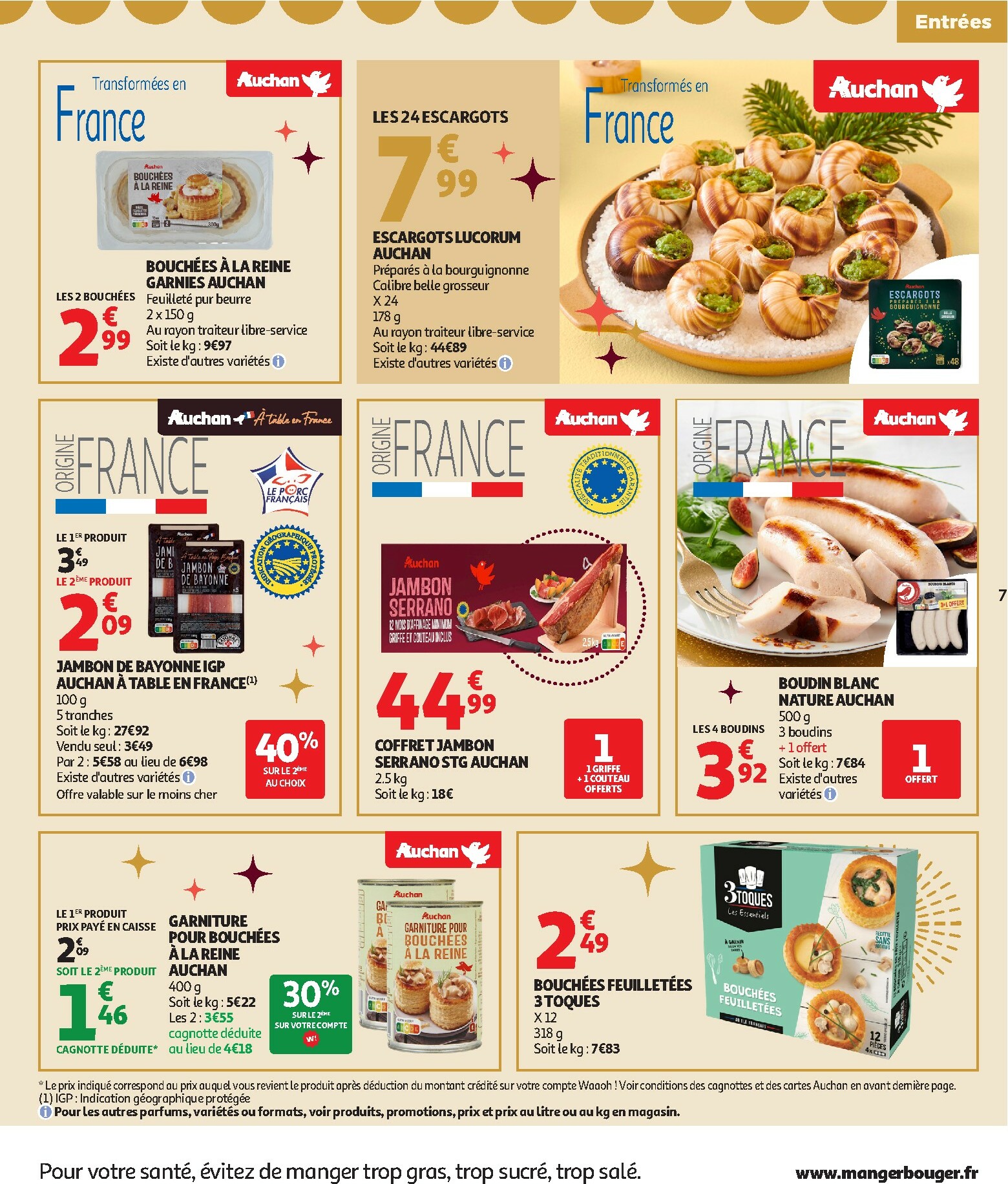 auchan - Catalogue Auchan Supermarché - Sélection gourmet valable du 16/12 au 31/12 - page: 7