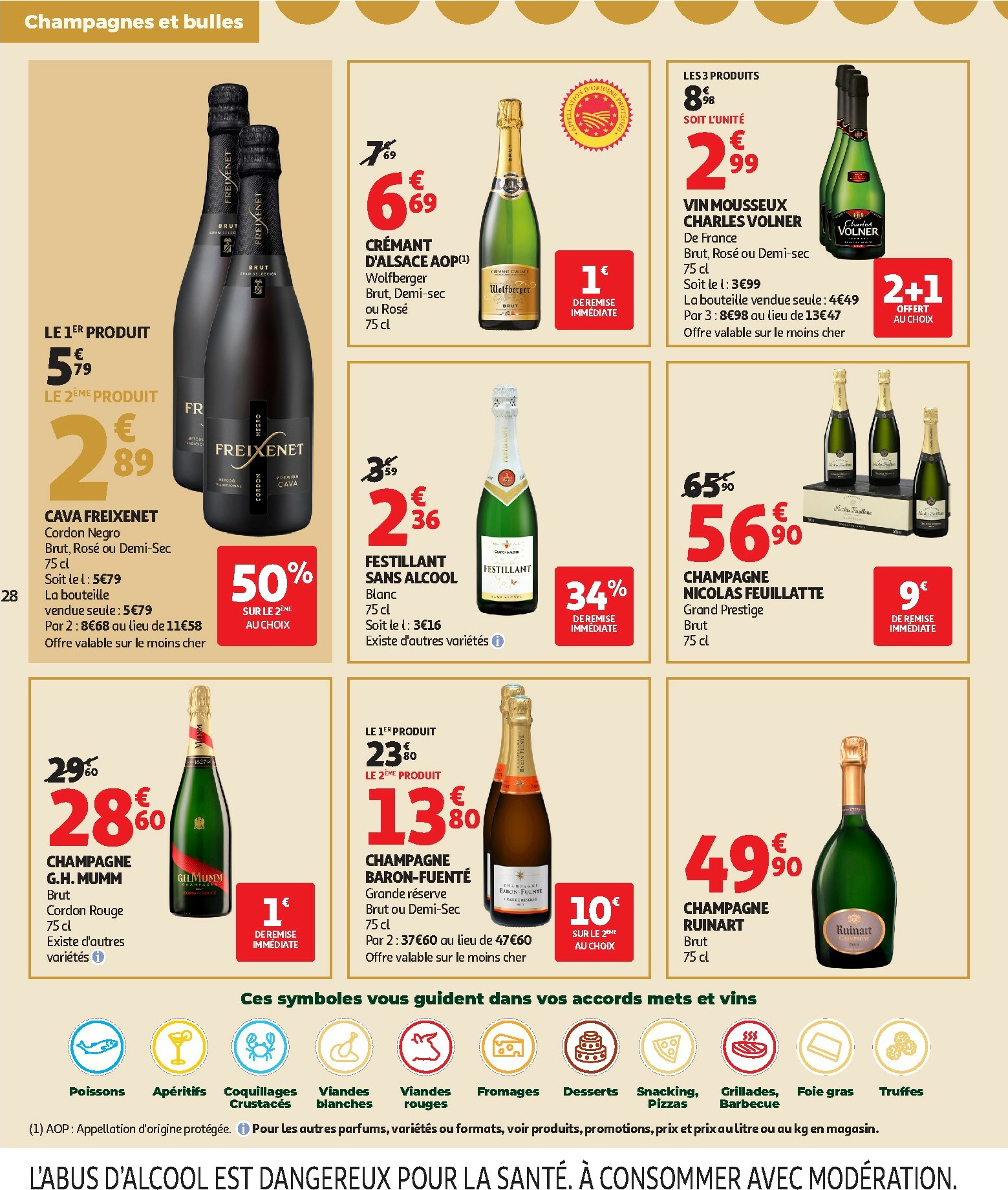 auchan - Catalogue Auchan Supermarché - Sélection gourmet valable du 16/12 au 31/12 - page: 28