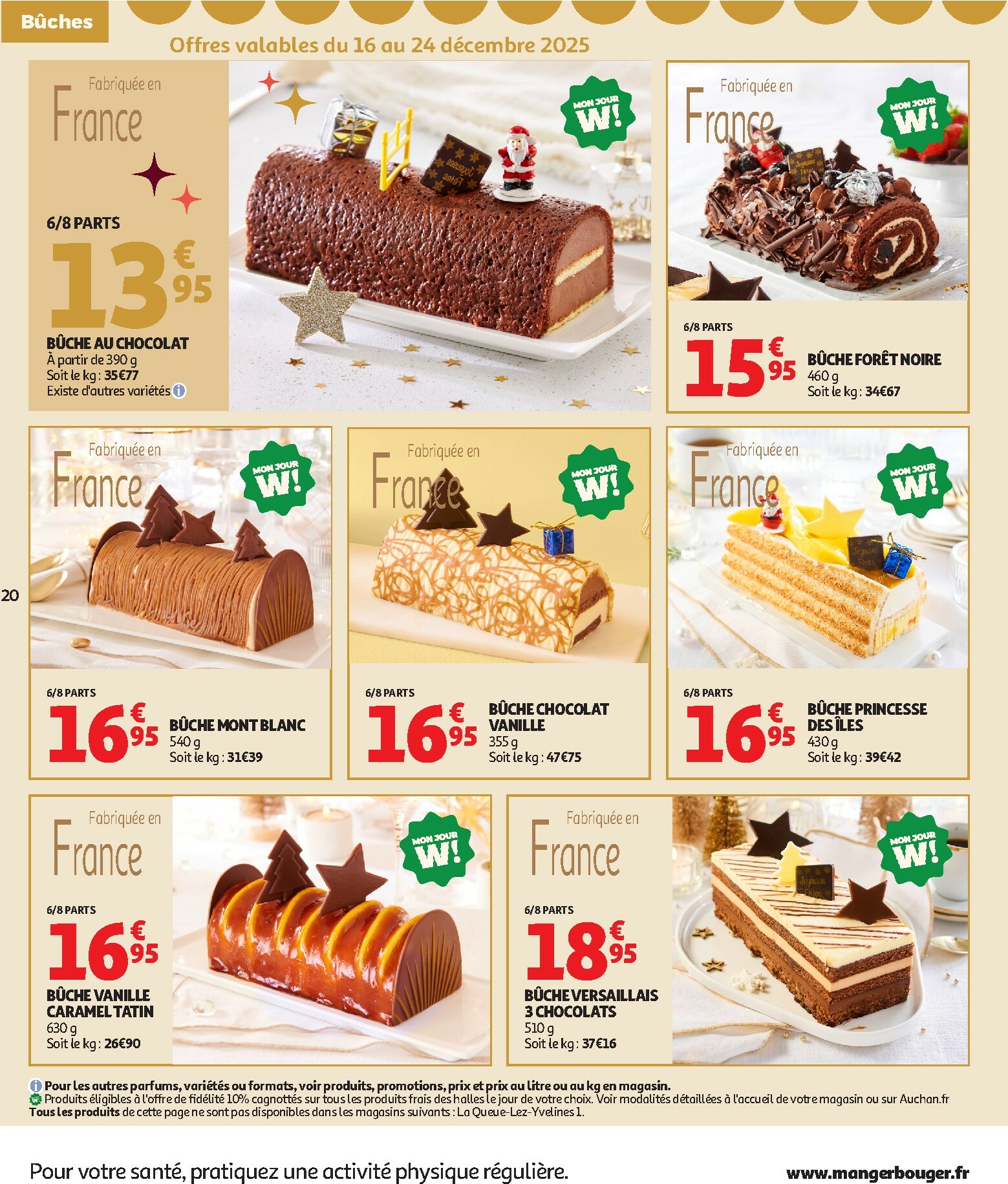auchan - Catalogue Auchan Supermarché - Sélection gourmet valable du 16/12 au 31/12 - page: 20