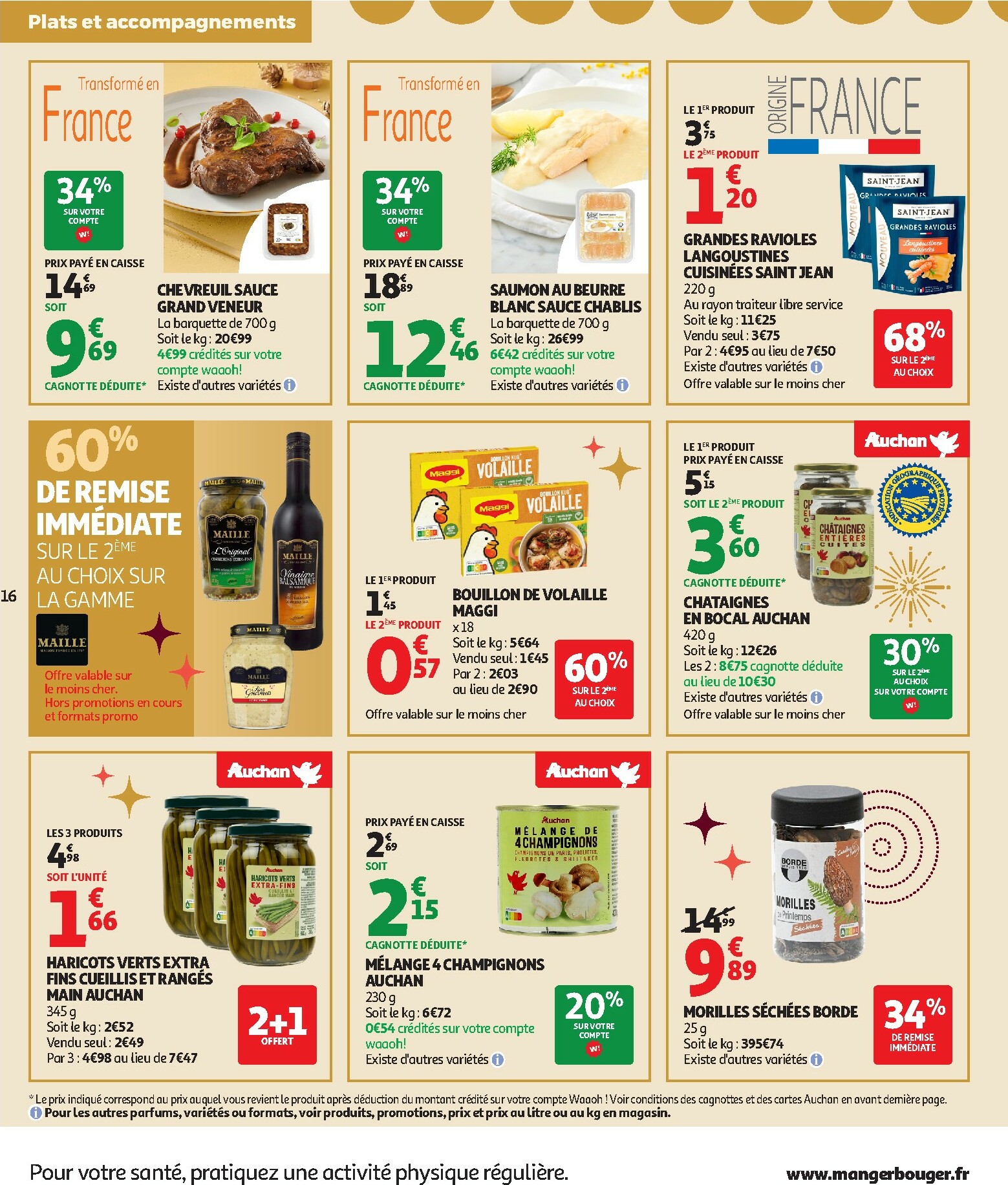 auchan - Catalogue Auchan Supermarché - Sélection gourmet valable du 16/12 au 31/12 - page: 16