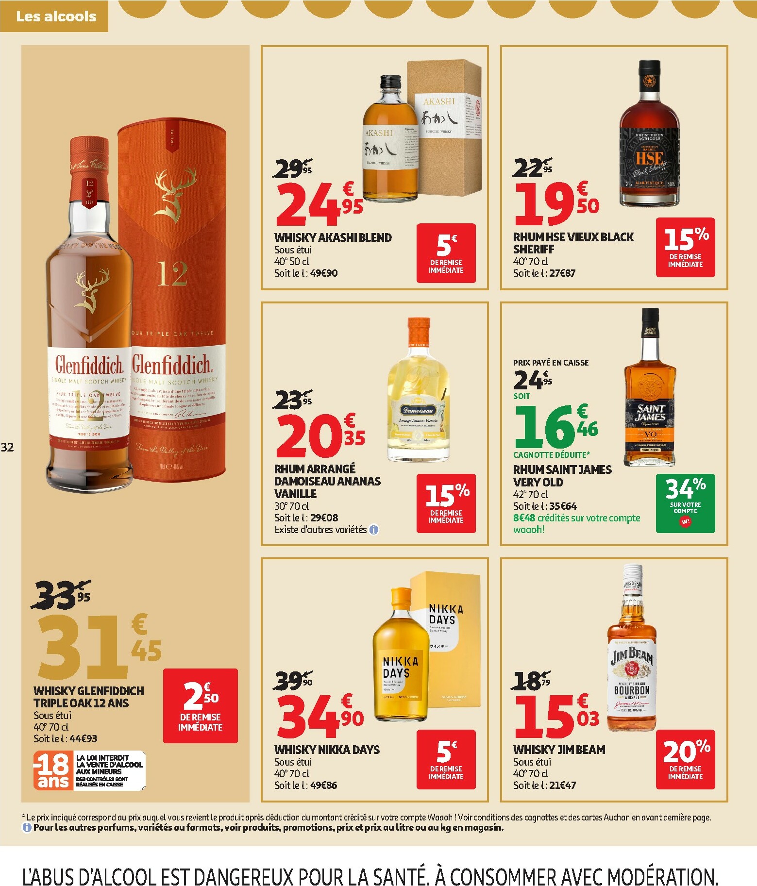 auchan - Catalogue Auchan Supermarché - Sélection gourmet valable du 16/12 au 31/12 - page: 32