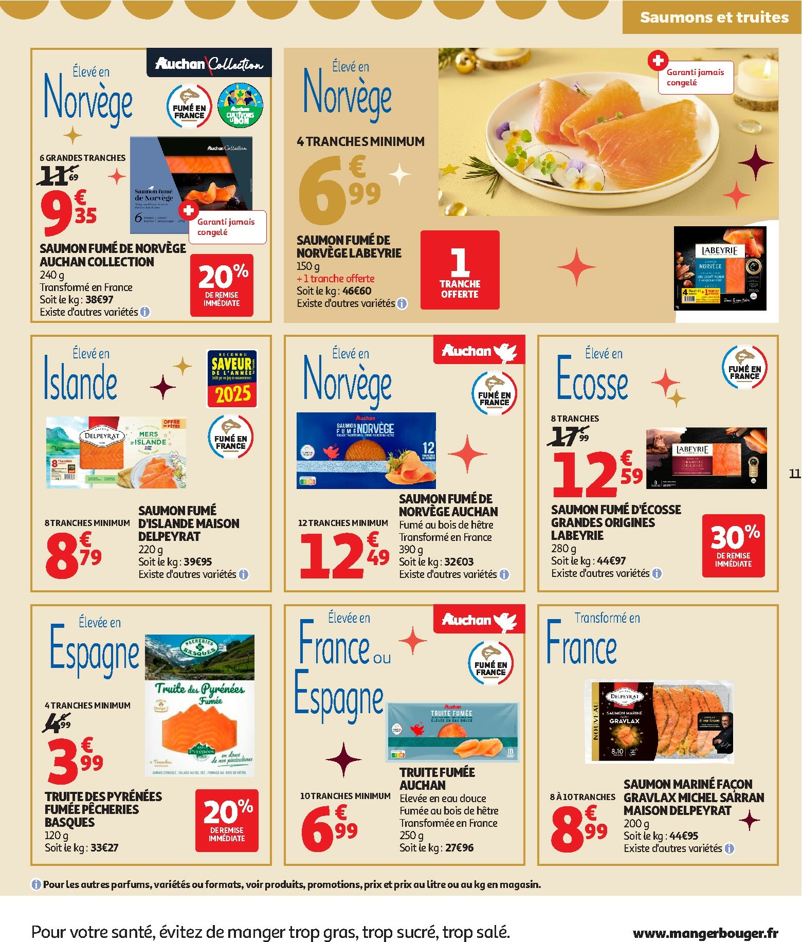 auchan - Catalogue Auchan Supermarché - Sélection gourmet valable du 16/12 au 31/12 - page: 11