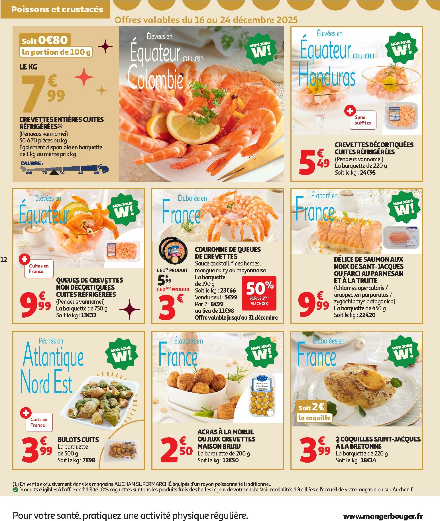 auchan - Catalogue Auchan Supermarché - Sélection gourmet valable du 16/12 au 31/12 - page: 12