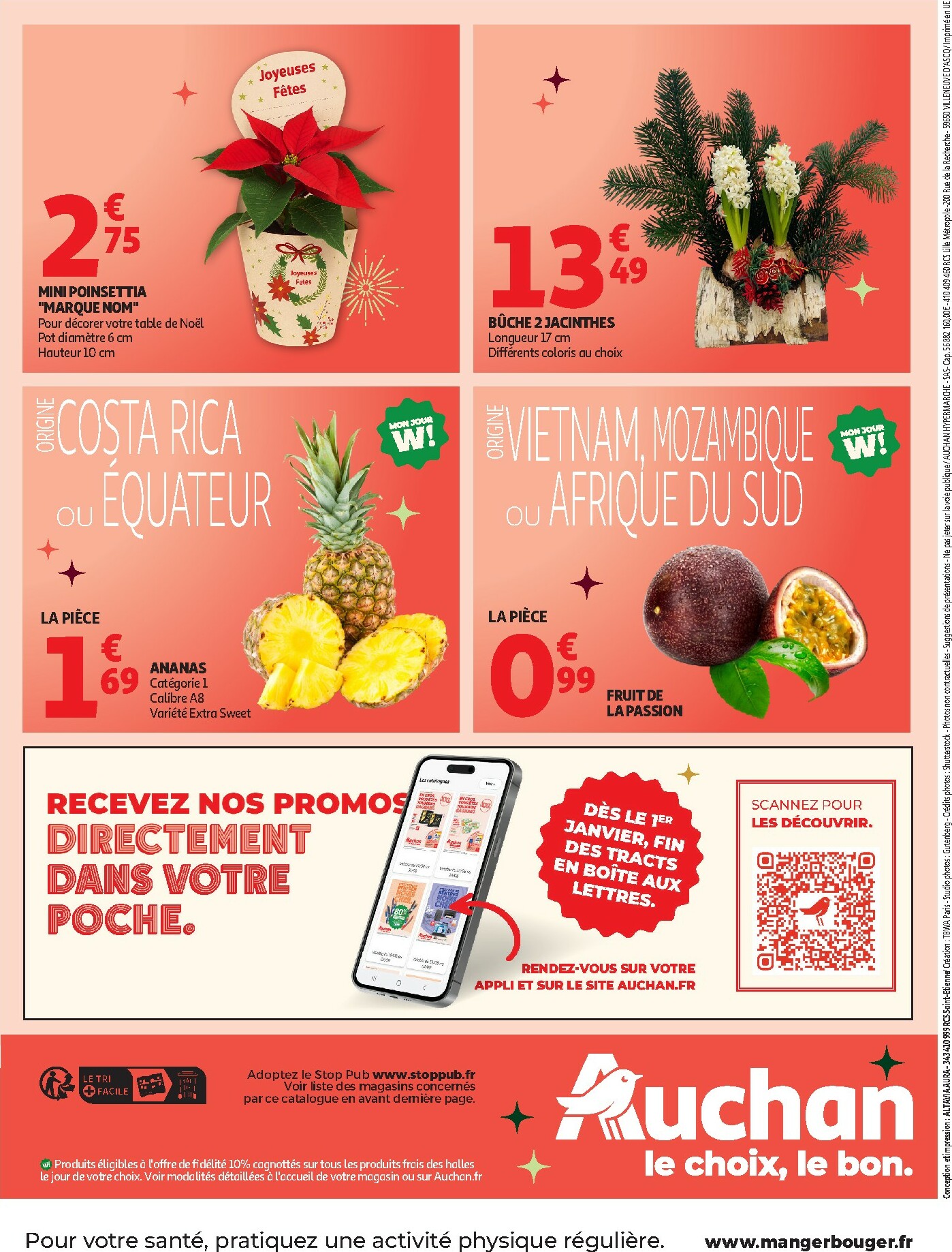 auchan - Catalogue Auchan - Bons plans à saisir valable du 20/12 au 24/12 - page: 12