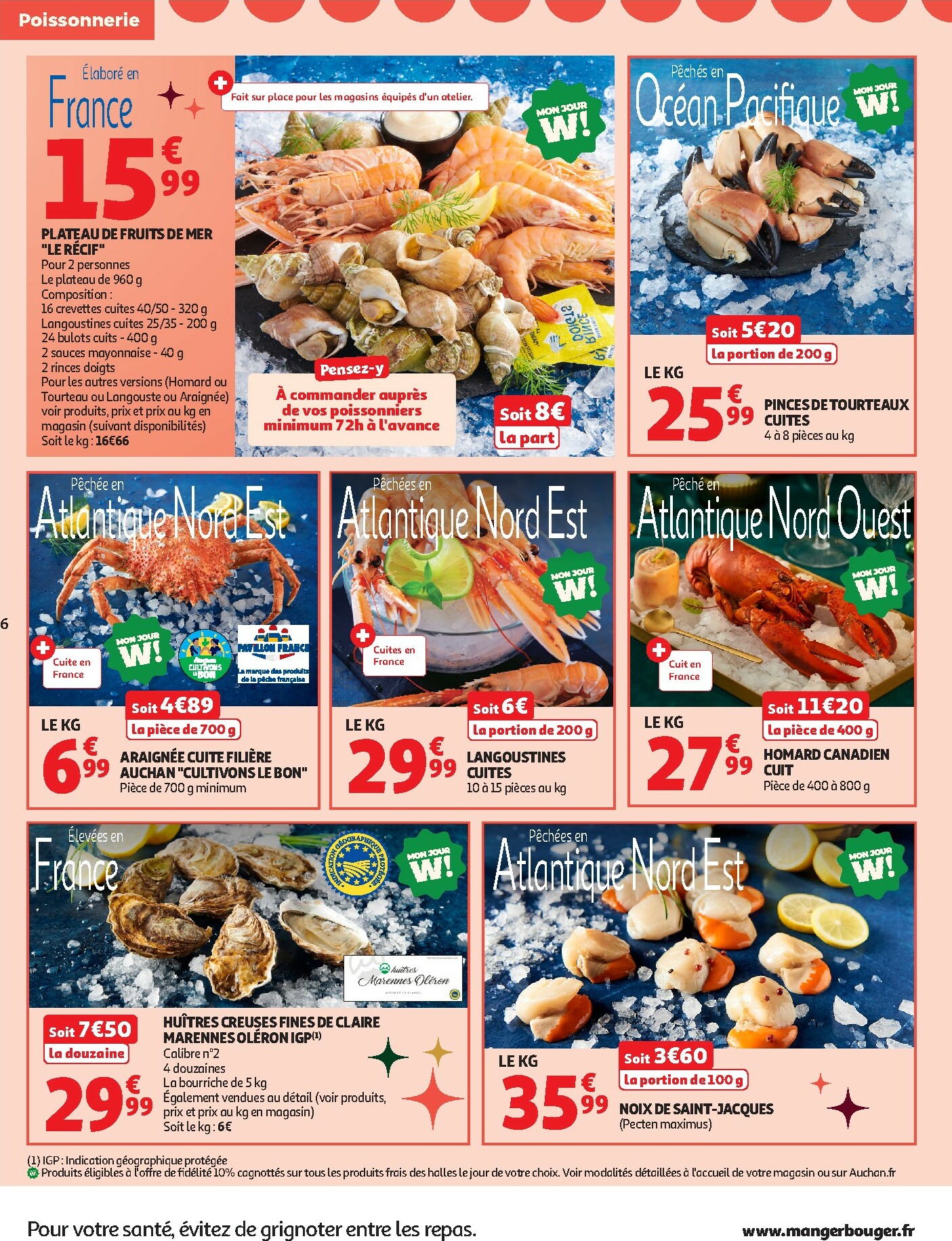 auchan - Catalogue Auchan - Bons plans à saisir valable du 20/12 au 24/12 - page: 6