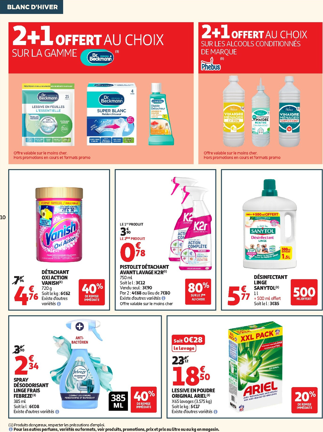 auchan - Catalogue Auchan - Blanc d'hiver supermarché valable du 26/12 au 06/01 - page: 10