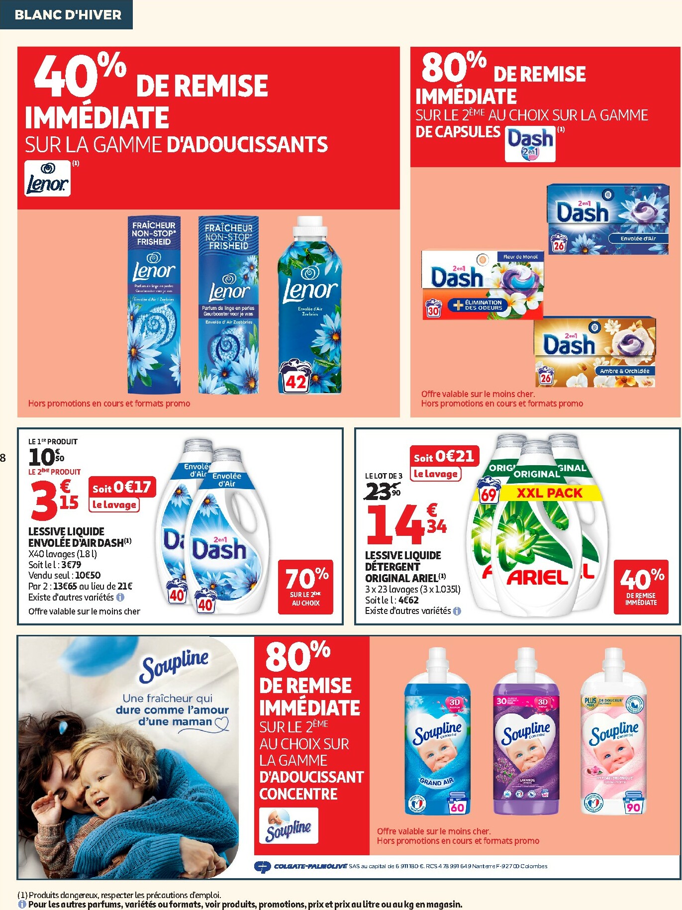 auchan - Catalogue Auchan - Blanc d'hiver supermarché valable du 26/12 au 06/01 - page: 8