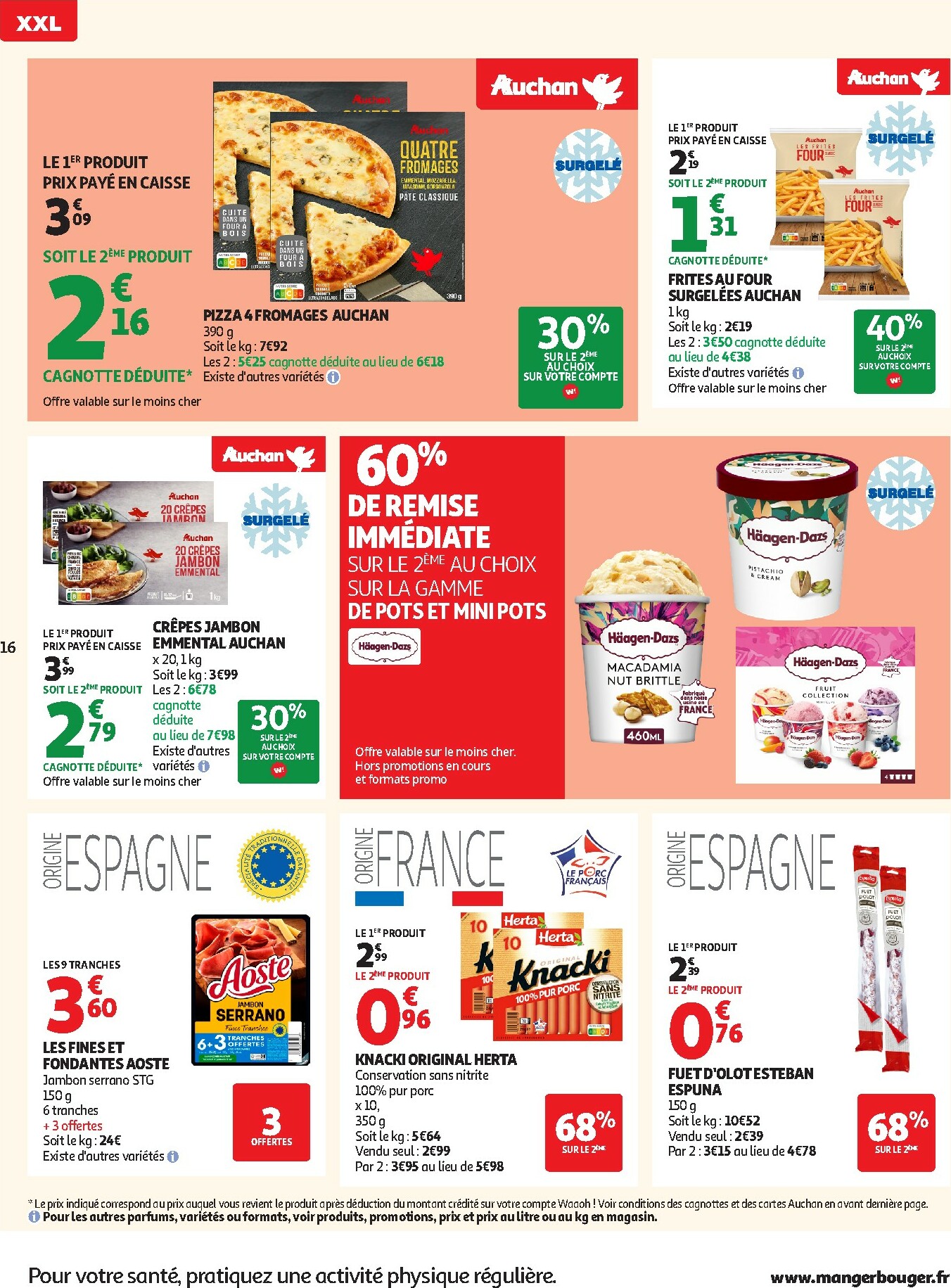 auchan - Catalogue Auchan - Bonnes résolutions en XXL valable du 02/01 au 11/01 - page: 16