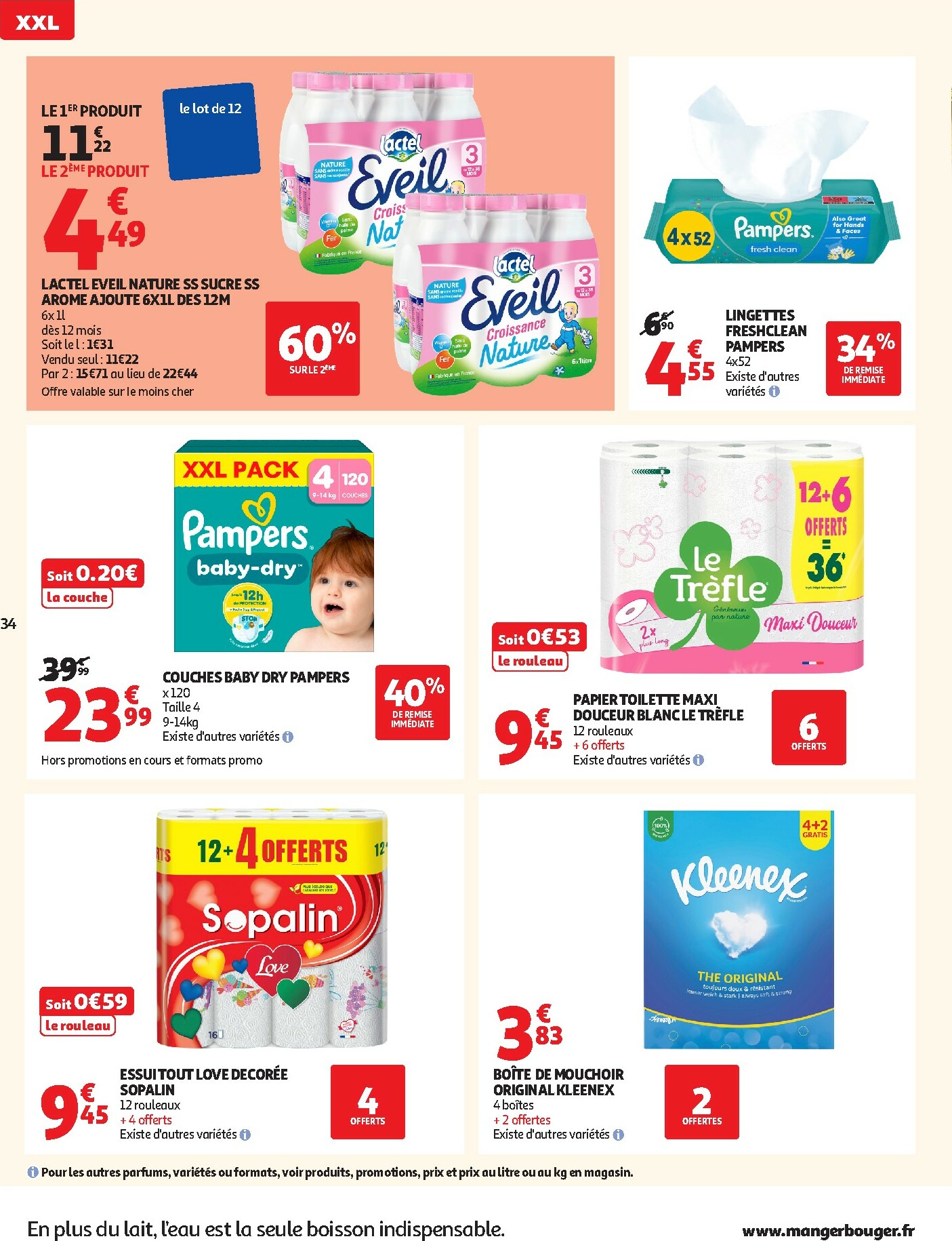 auchan - Catalogue Auchan - Bonnes résolutions en XXL valable du 02/01 au 11/01 - page: 34