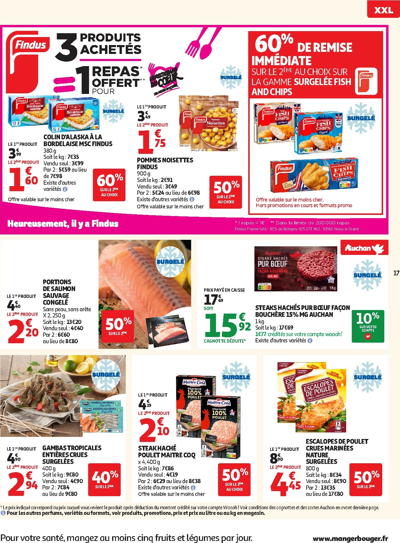 auchan - Catalogue Auchan - Bonnes résolutions en XXL valable du 02/01 au 11/01 - page: 17