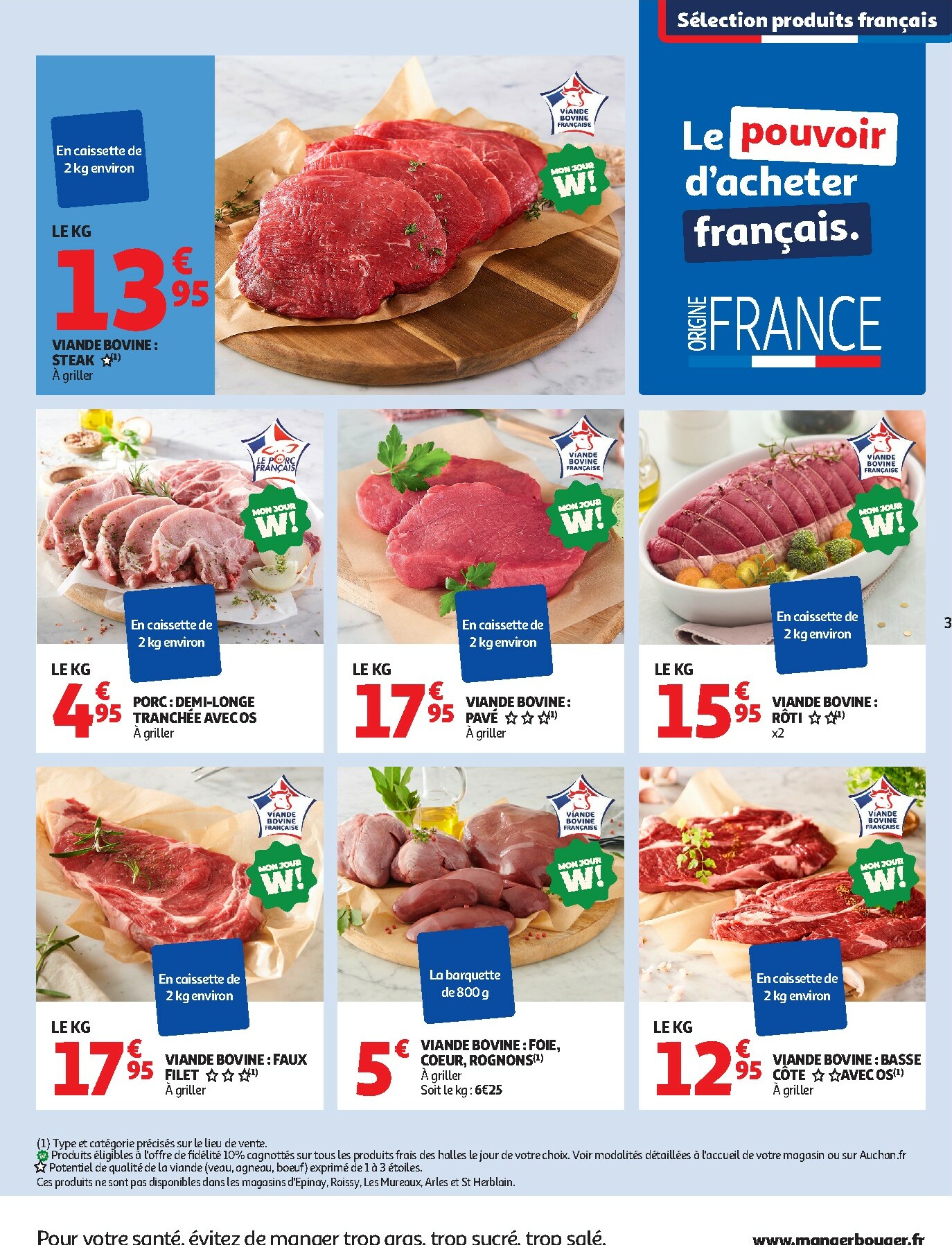 auchan - Catalogue Auchan - Bonnes résolutions en XXL valable du 02/01 au 11/01 - page: 3