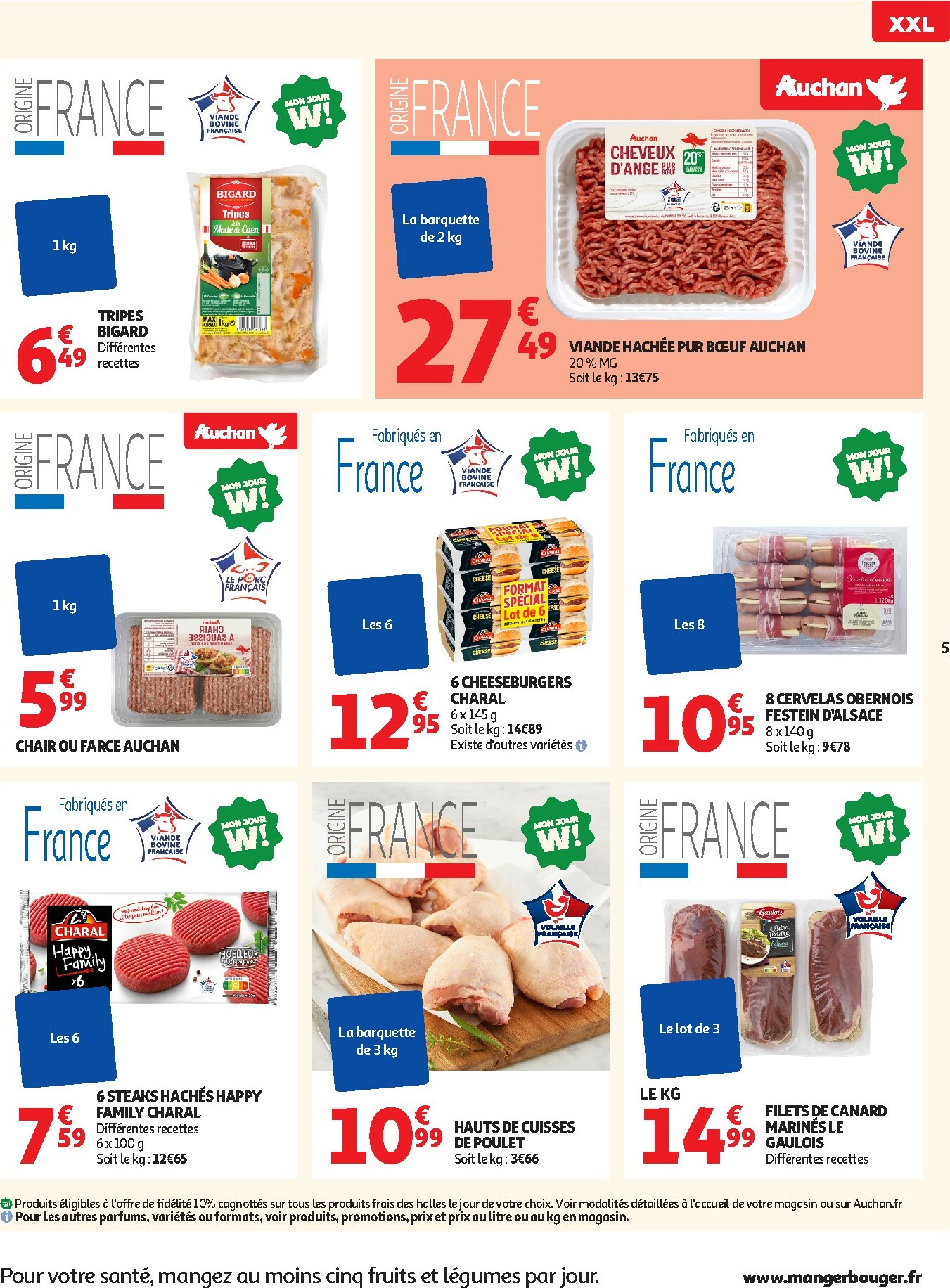 auchan - Catalogue Auchan - Bonnes résolutions en XXL valable du 02/01 au 11/01 - page: 5