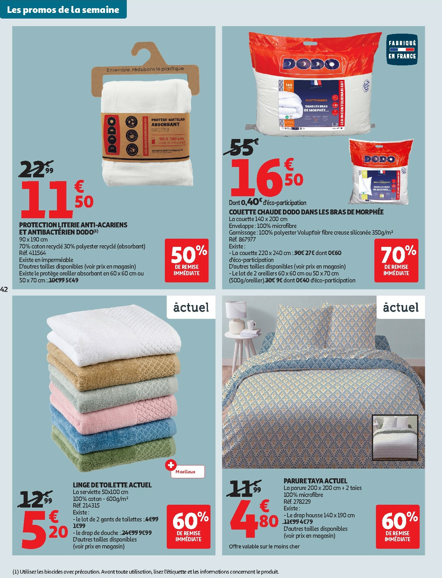 auchan - Catalogue Auchan - Bonnes résolutions en XXL valable du 02/01 au 11/01 - page: 42