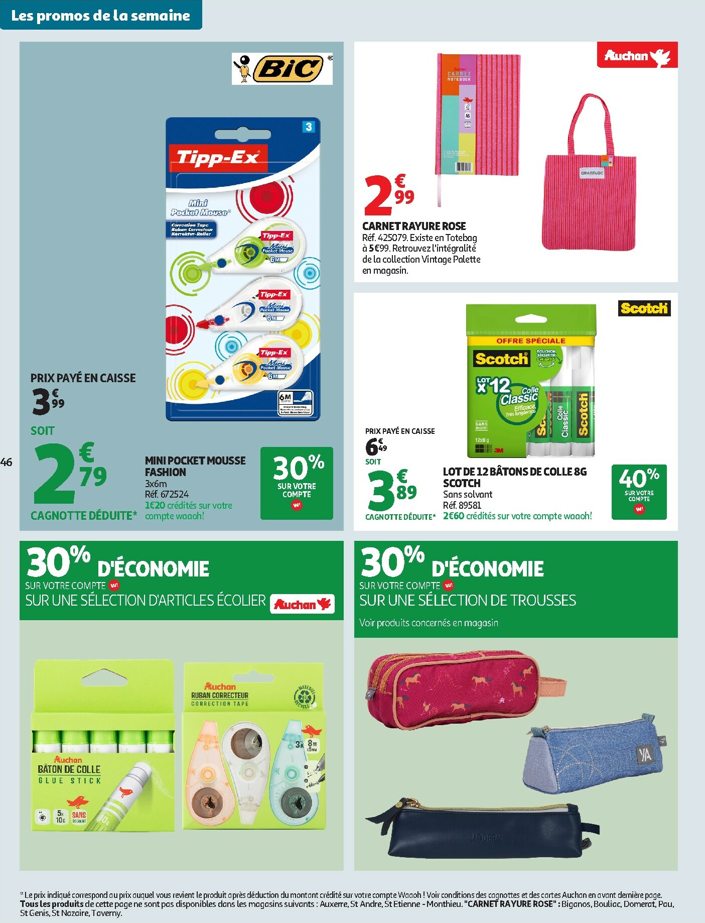 auchan - Catalogue Auchan - Bonnes résolutions en XXL valable du 02/01 au 11/01 - page: 46