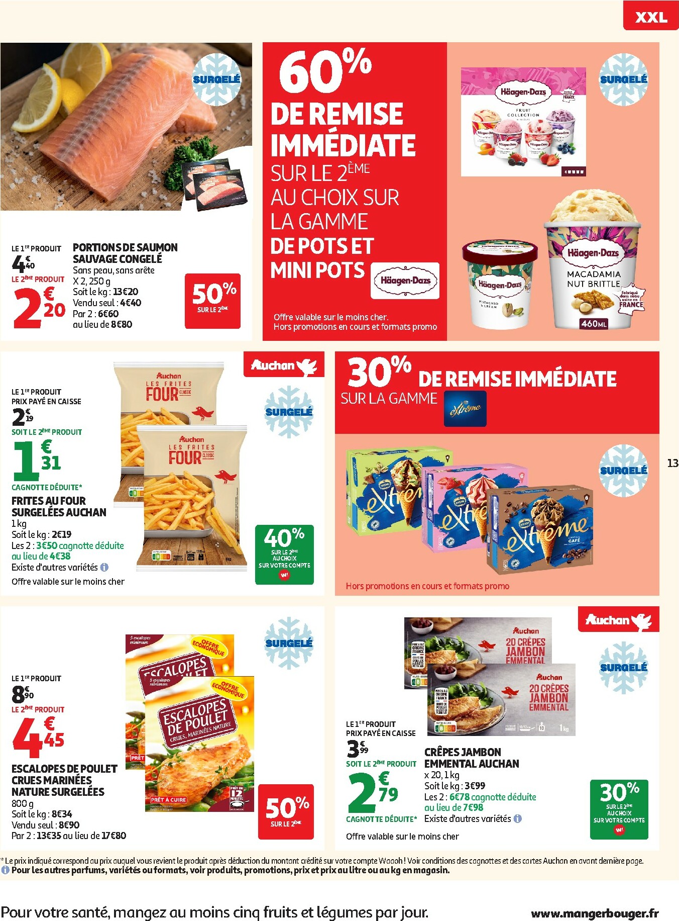 auchan - Catalogue Auchan Supermarché - Offres XXL valable du 02/01 au 10/01 - page: 13