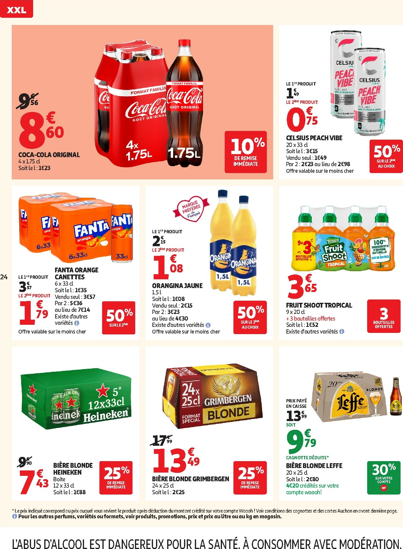 auchan - Catalogue Auchan Supermarché - Offres XXL valable du 02/01 au 10/01 - page: 24