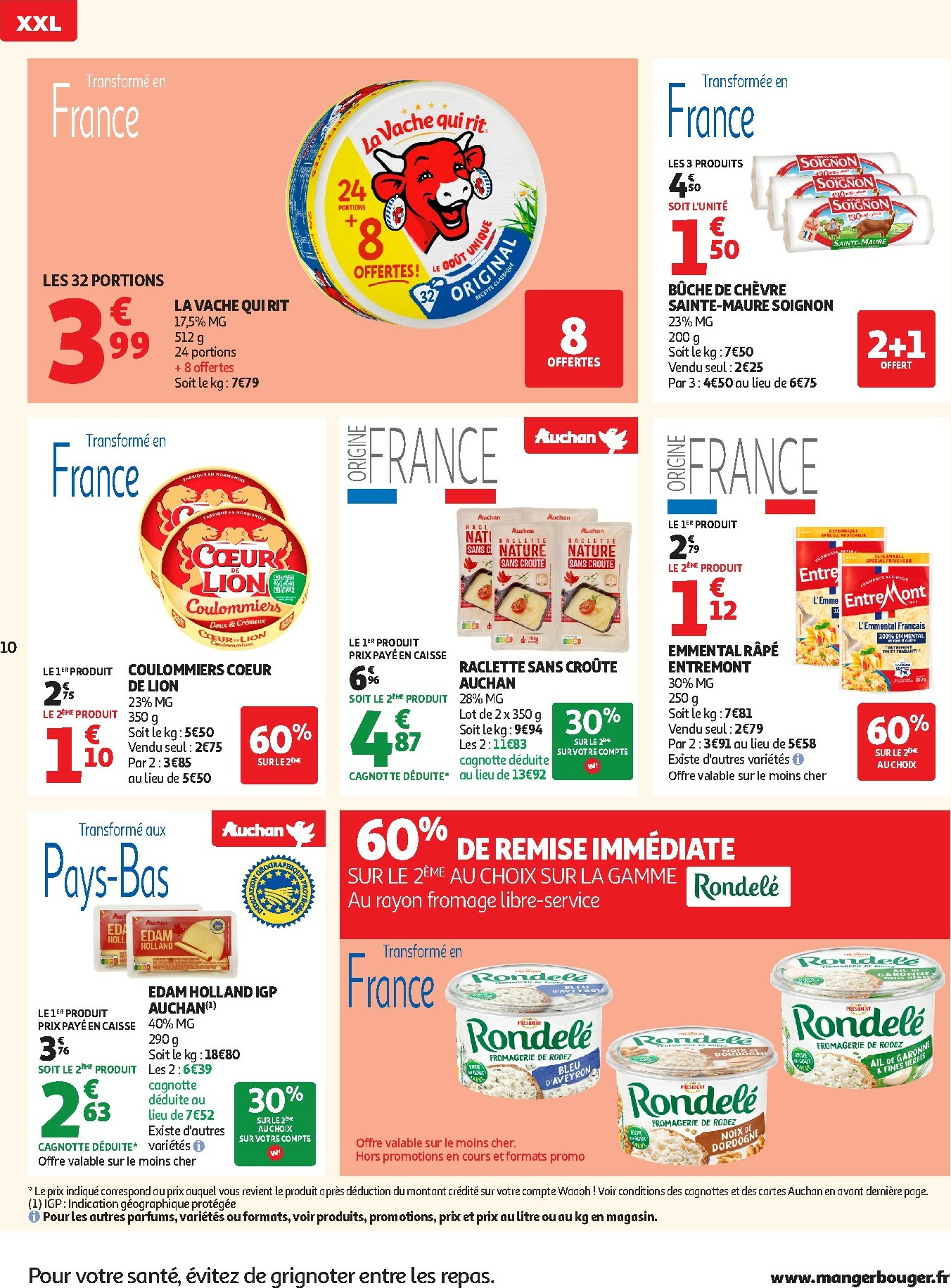 auchan - Catalogue Auchan Supermarché - Offres XXL valable du 02/01 au 10/01 - page: 10